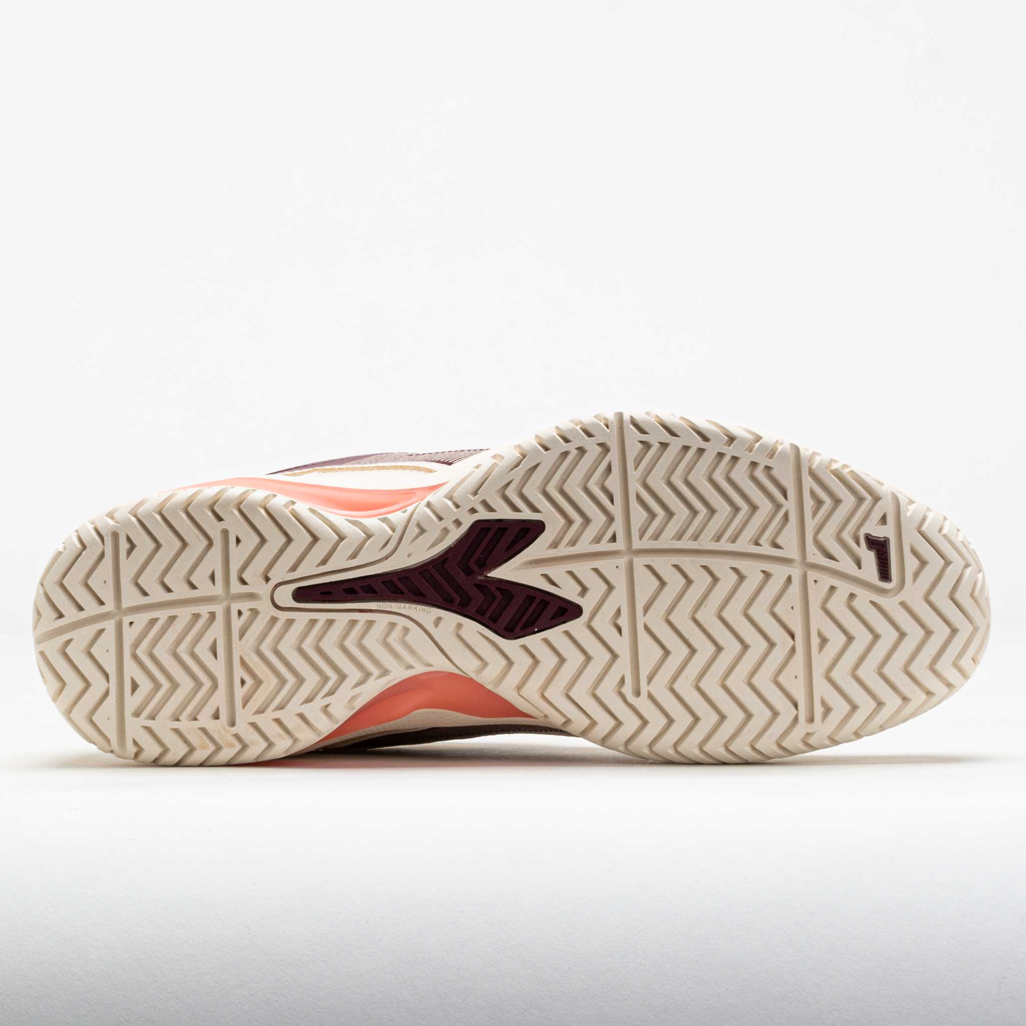 Diadora Blushield Torneo 3 AG Women's White/Maroon/Desert Flower