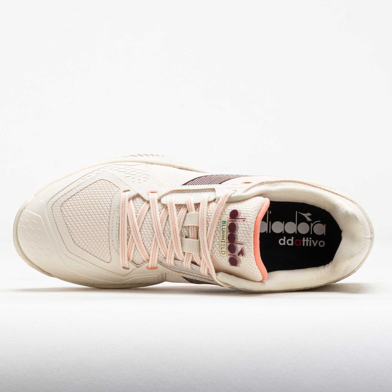 Diadora Blushield Torneo 3 Clay Women's White/Maroon/Desert Flower