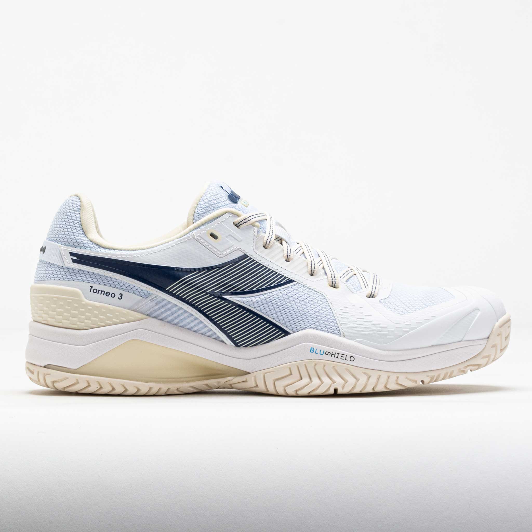 Diadora Blushield Torneo 3 AG Men's White/Ensign Blue/Whisper White
