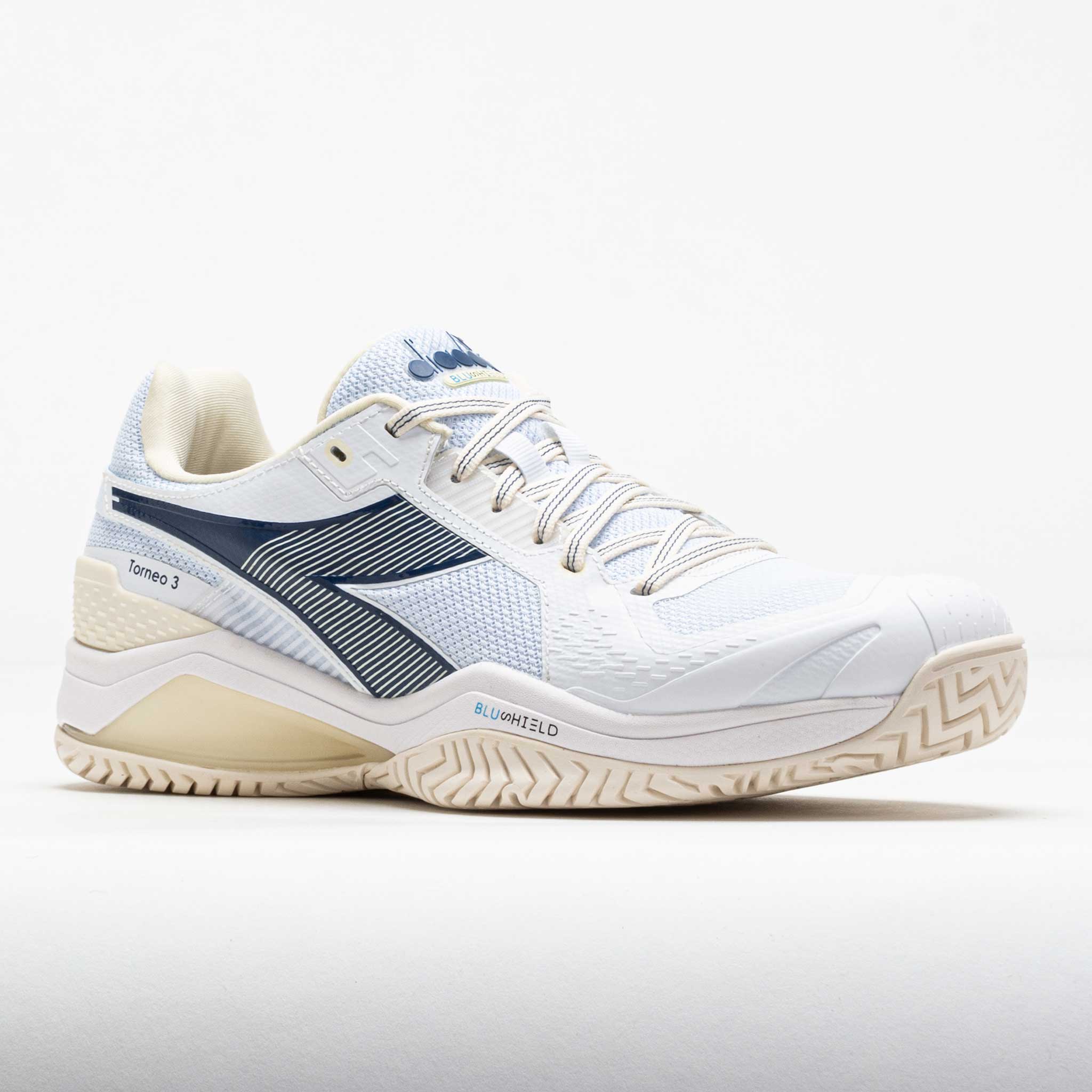 Diadora Blushield Torneo 3 AG Men's White/Ensign Blue/Whisper White