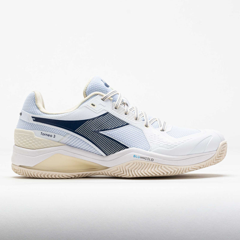 Diadora Blushield Torneo 3 Clay Men's White/Ensign Blue/Whisper White