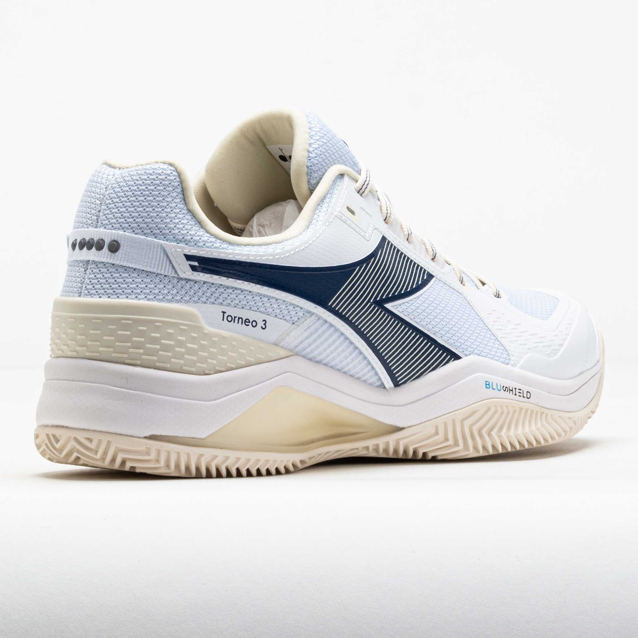 Diadora Blushield Torneo 3 Clay Men's White/Ensign Blue/Whisper White