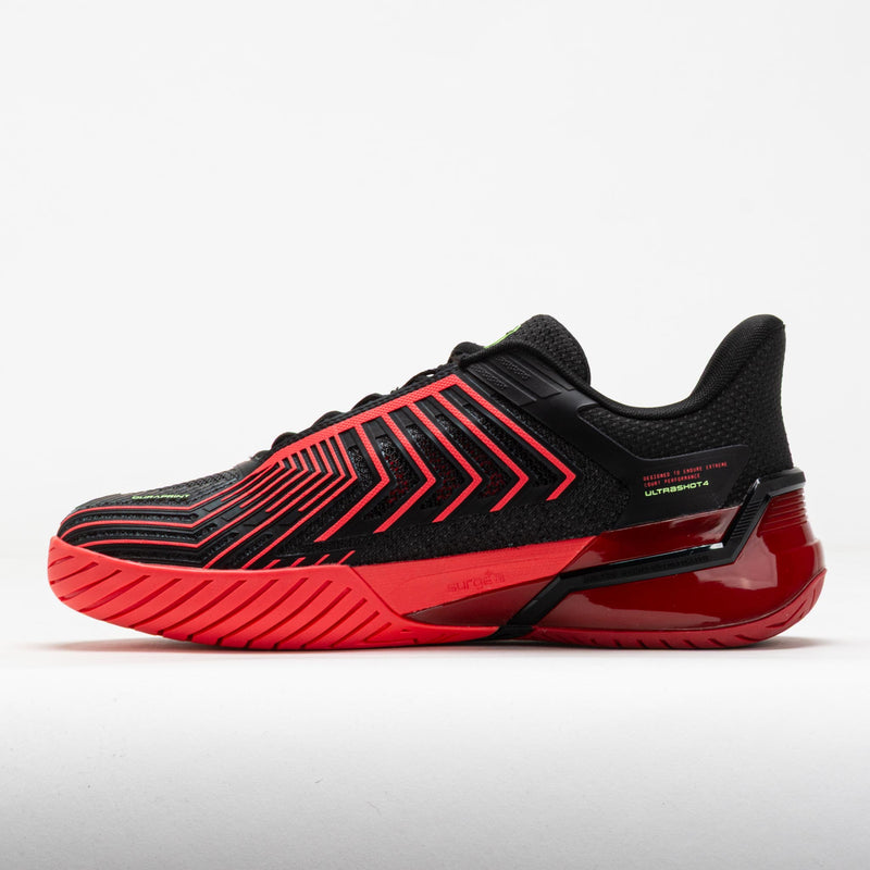K-Swiss Ultrashot 4 Men's Black/Neon Lava/Chili Pepper