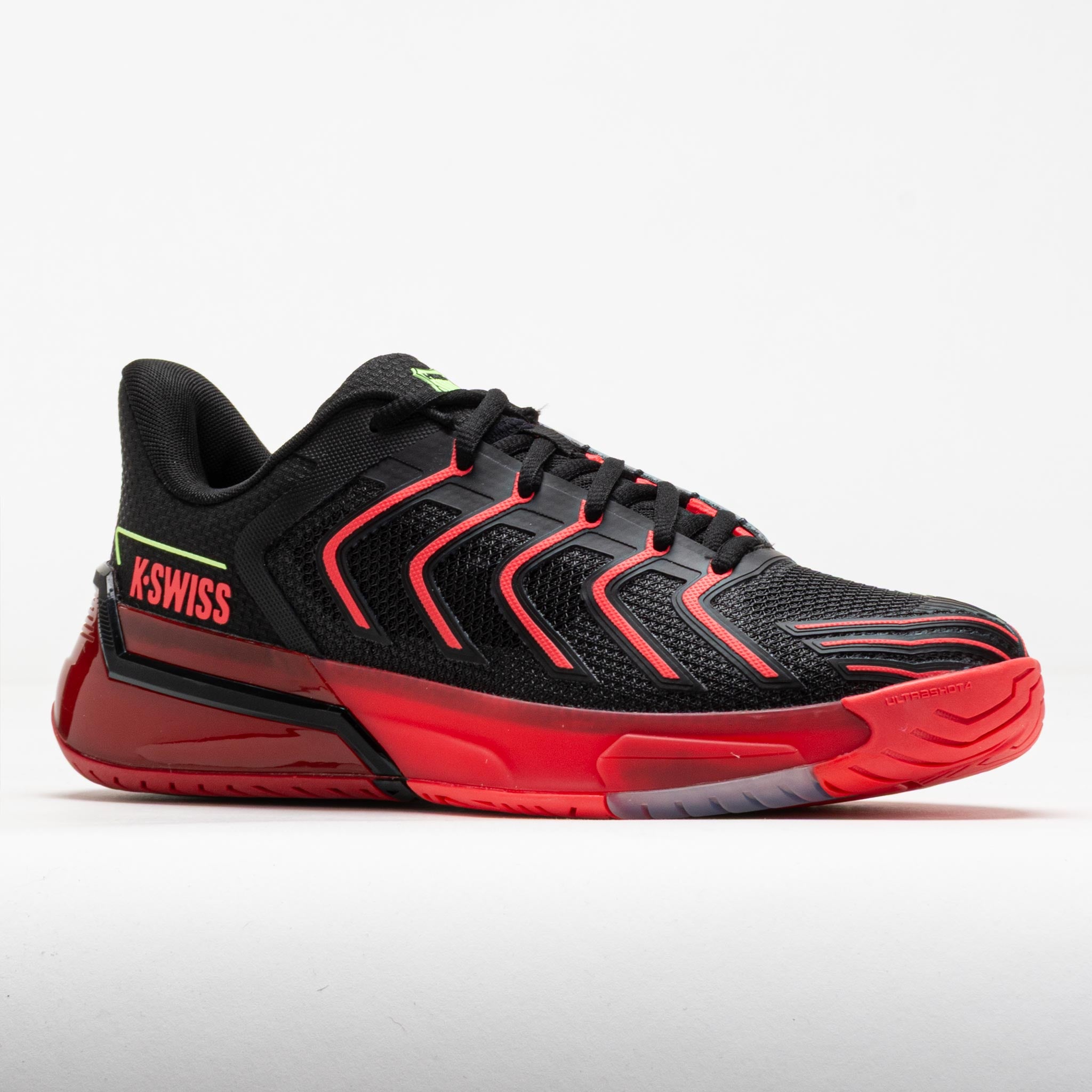K-Swiss Ultrashot 4 Men's Black/Neon Lava/Chili Pepper