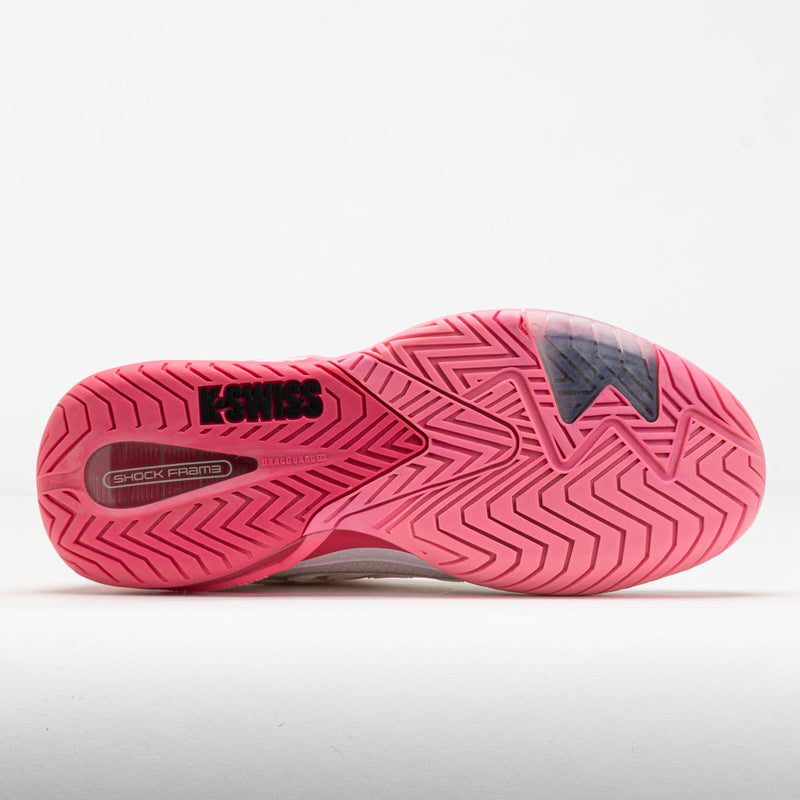 K-Swiss Ultrashot 4 Women's White/Neon Pastel Pink/Hot Neon Pink