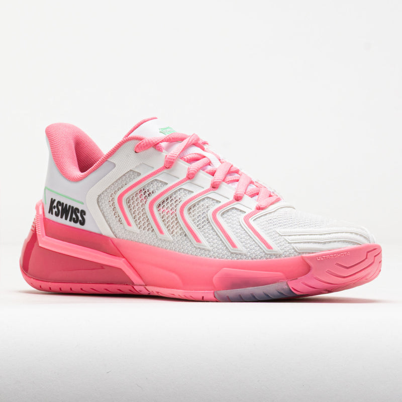 K-Swiss Ultrashot 4 Women's White/Neon Pastel Pink/Hot Neon Pink