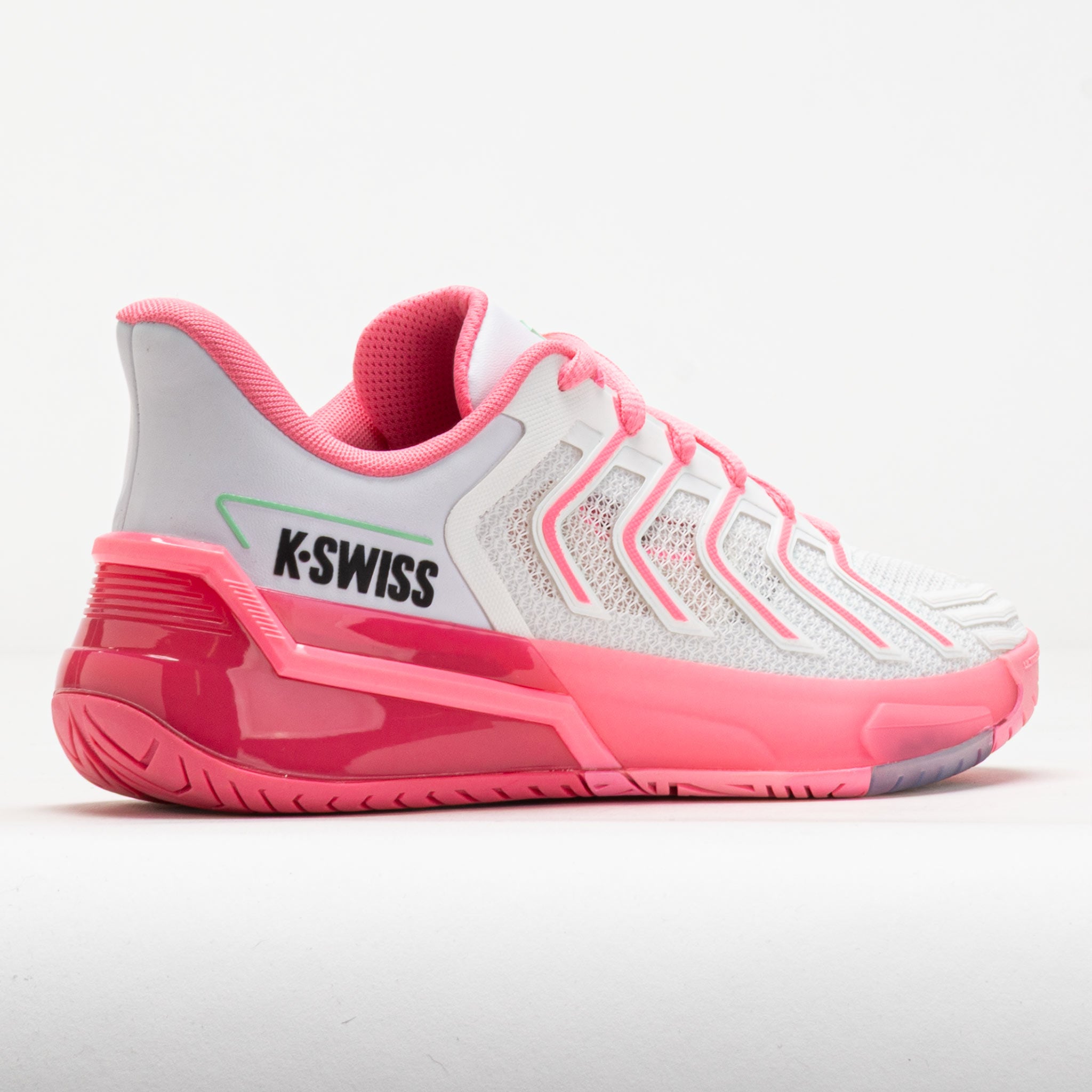 K-Swiss Ultrashot 4 Women's White/Neon Pastel Pink/Hot Neon Pink