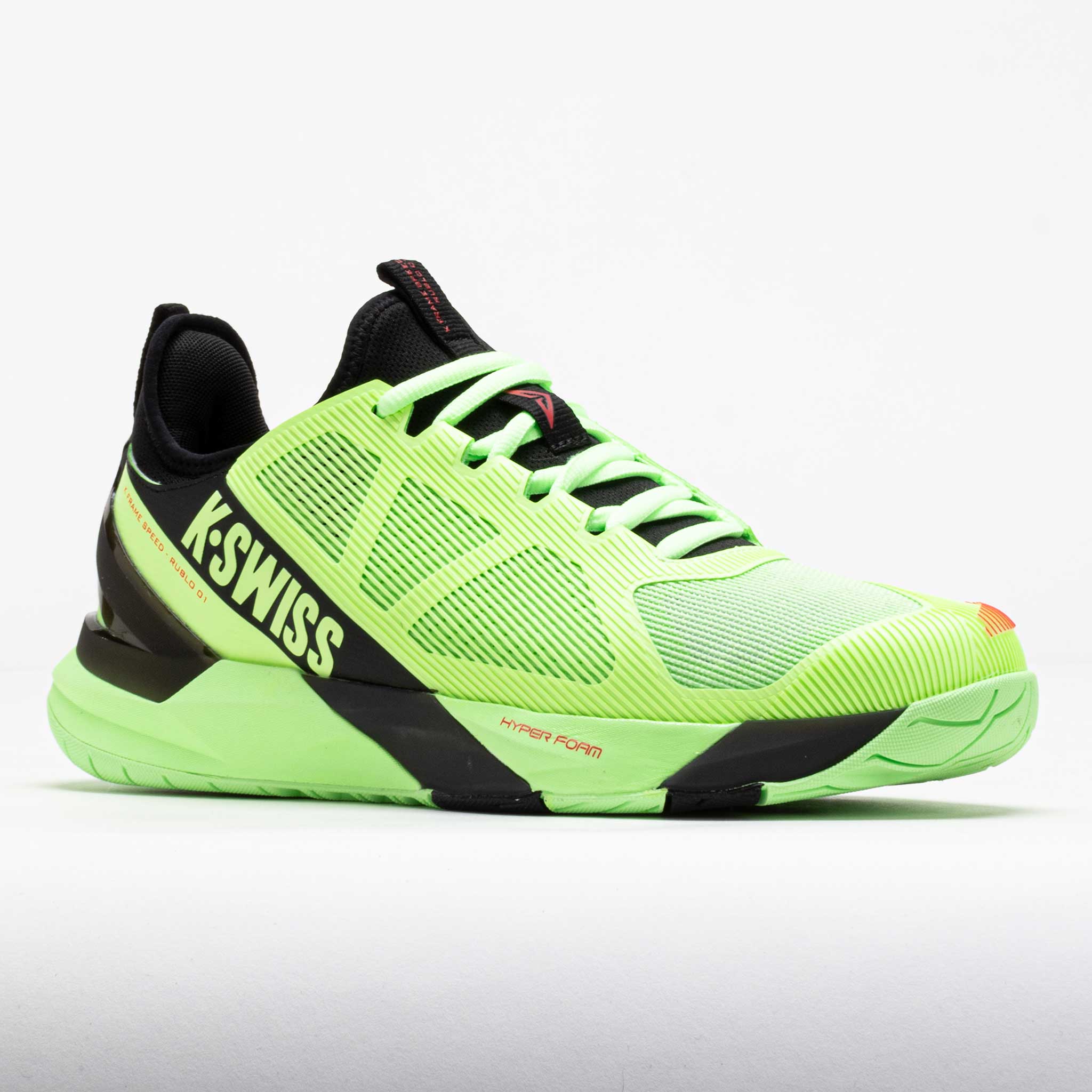 パンデイロ　CONTEMPORANEA K-Swiss K-Frame Speed Men's Soft Neon Green/Black/Neon Lava