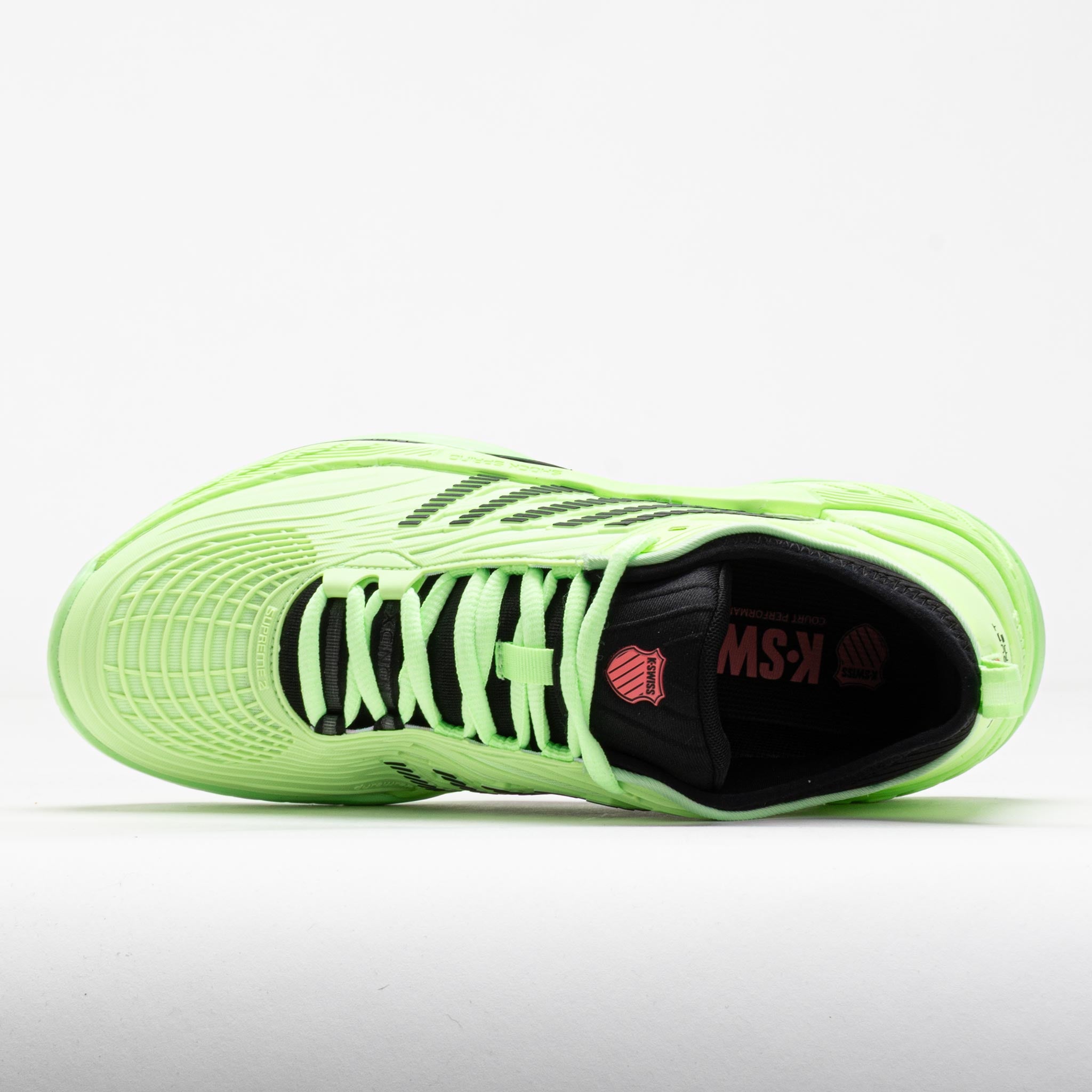K-Swiss Hypercourt Supreme 2 Men's Soft Neon Green/Black/Neon Lava
