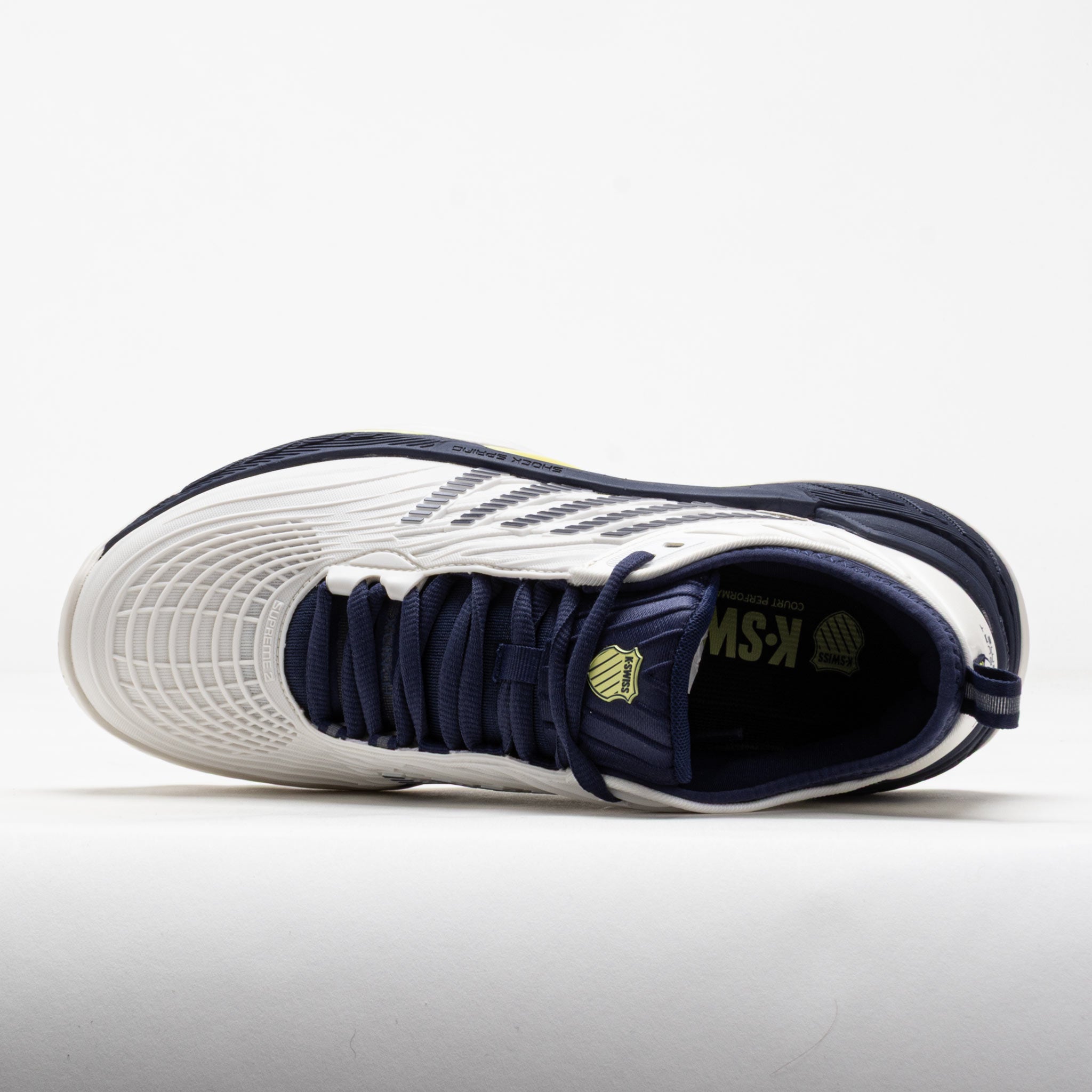 K-Swiss Hypercourt Supreme 2 Men's Blanc de Blanc/Naval Academy/Green