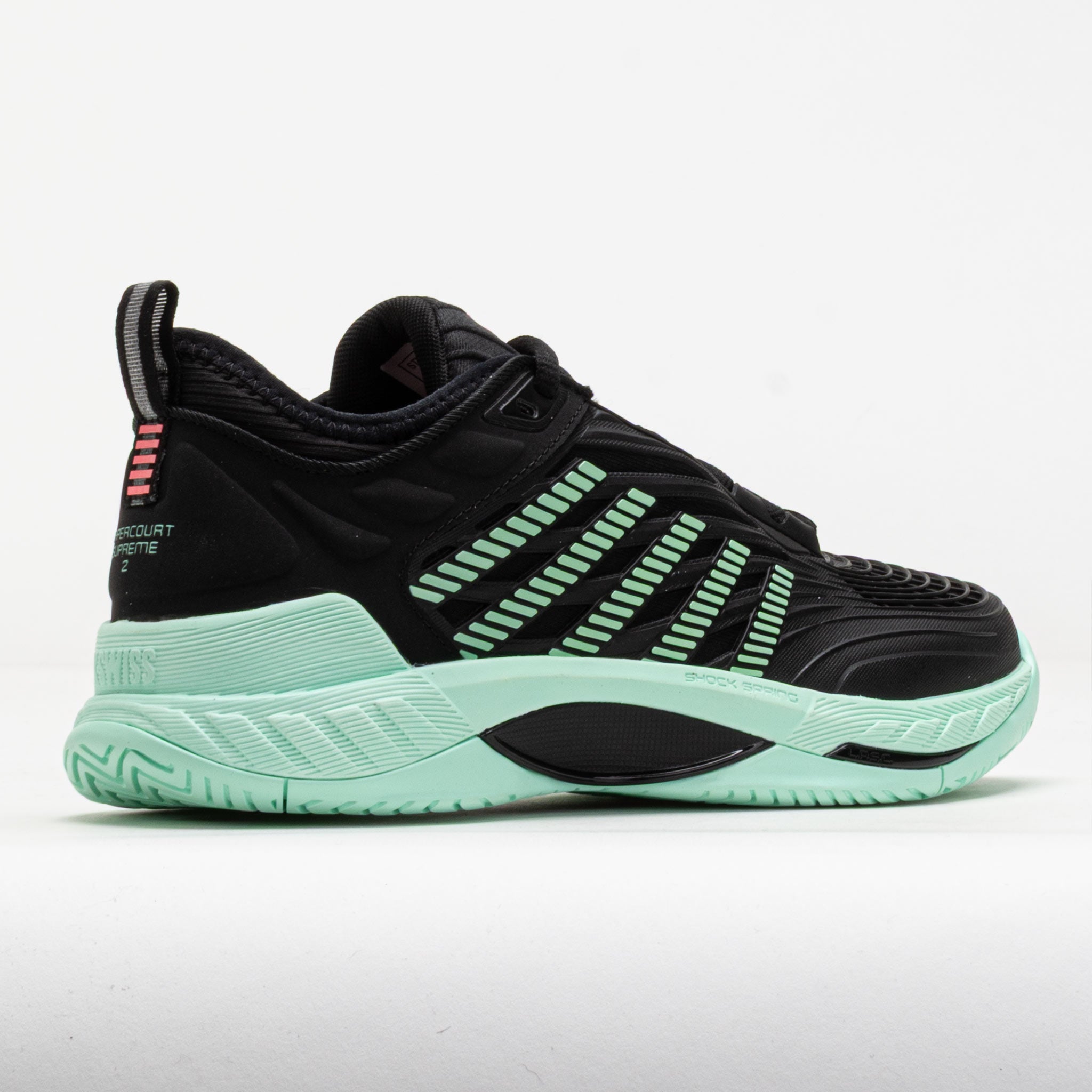 K-Swiss Hypercourt Supreme 2 Women's Black/Neon Mint