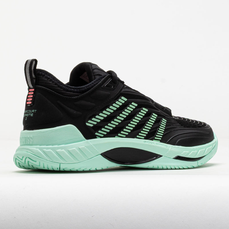 K-Swiss Hypercourt Supreme 2 Women's Black/Neon Mint
