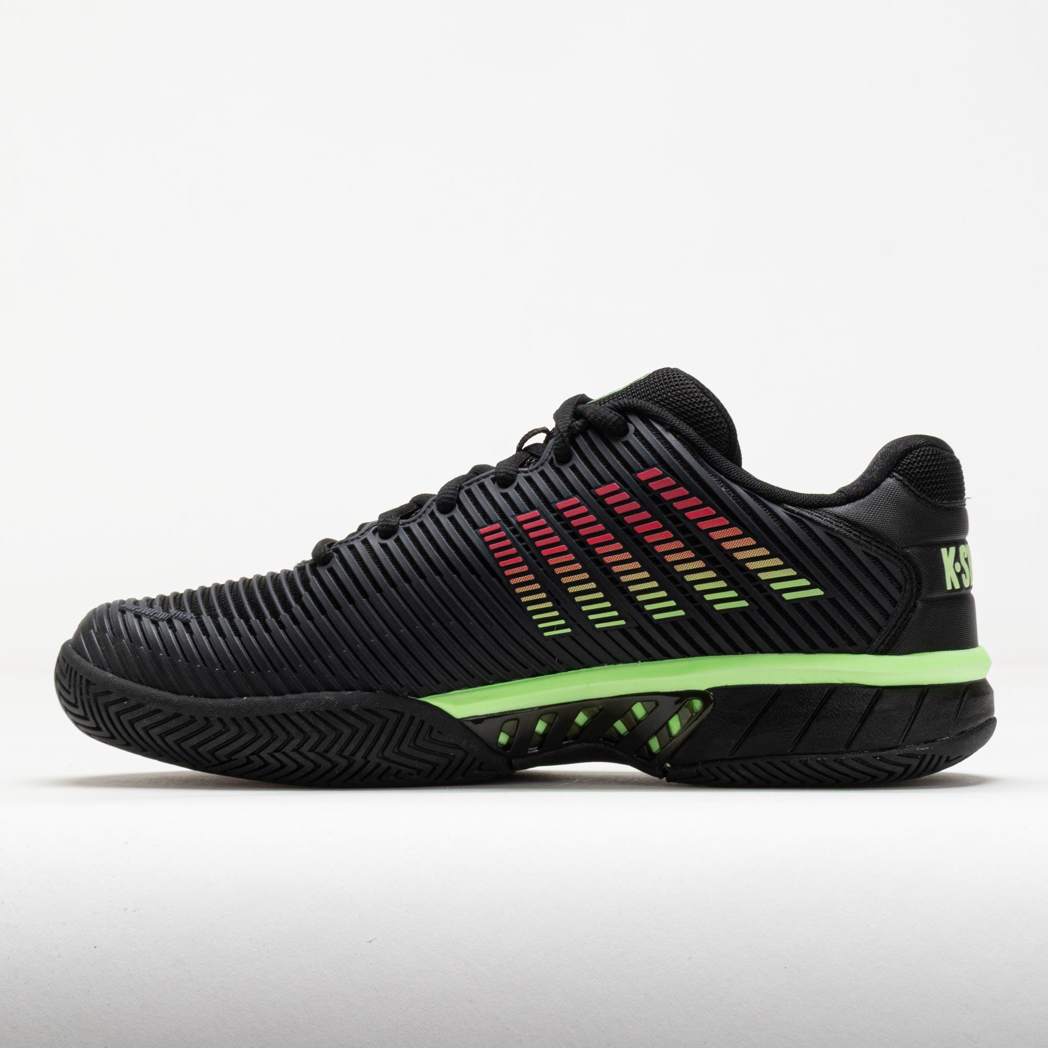 K-Swiss Hypercourt Express 2 Men's Black/Soft Neon Green/Neon Lava