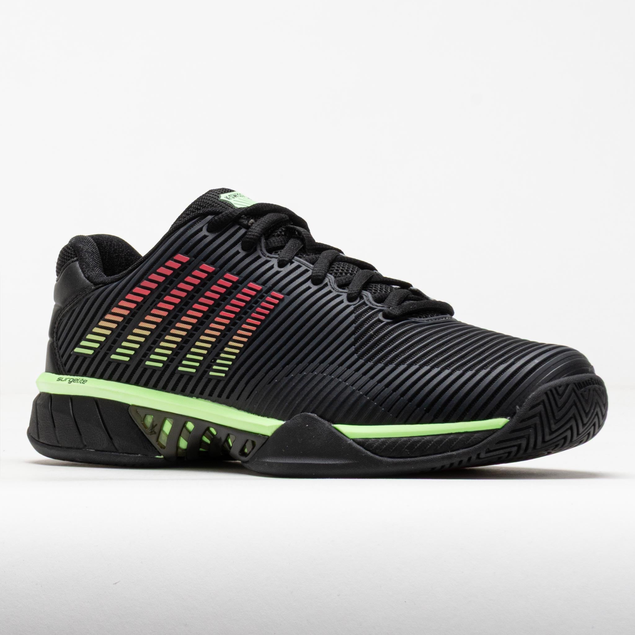 K-Swiss Hypercourt Express 2 Men's Black/Soft Neon Green/Neon Lava
