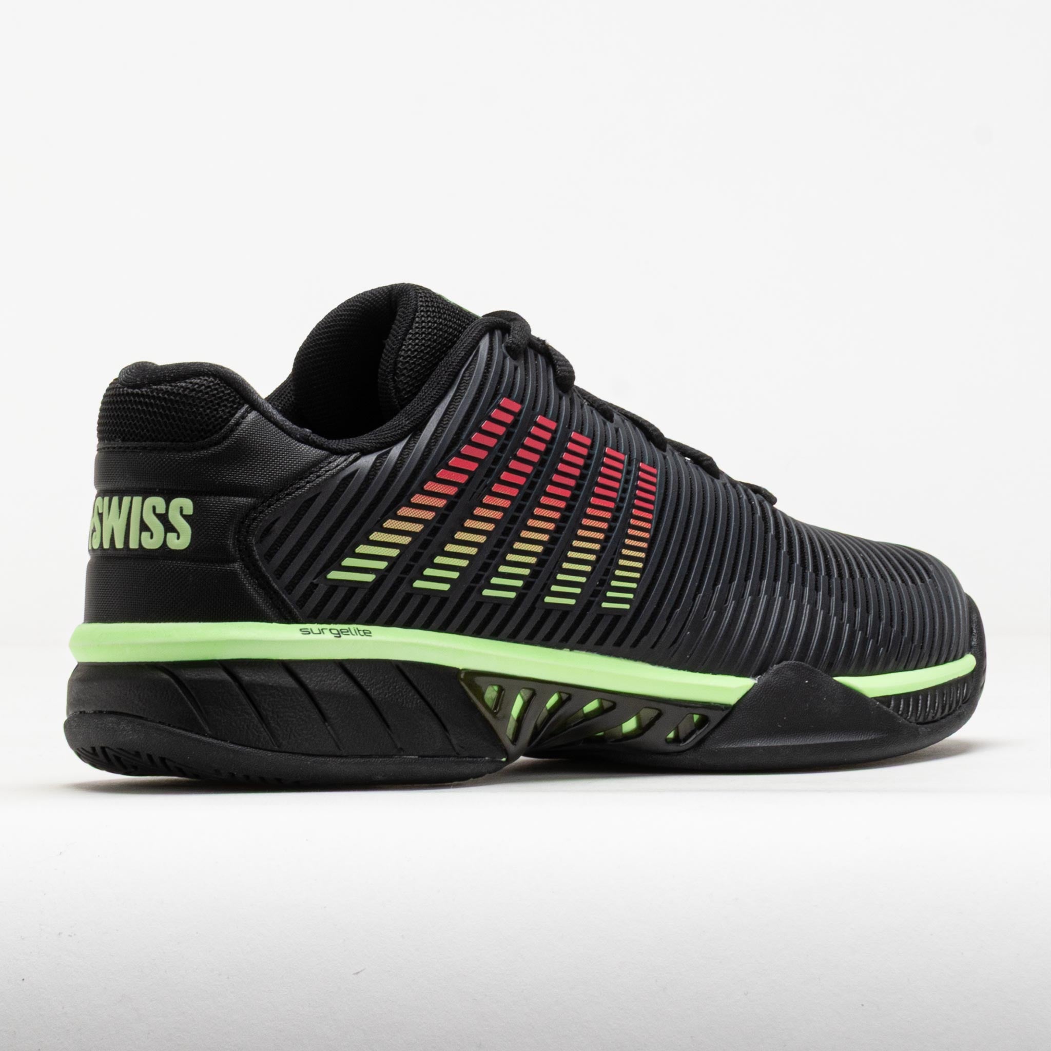 K-Swiss Hypercourt Express 2 Men's Black/Soft Neon Green/Neon Lava