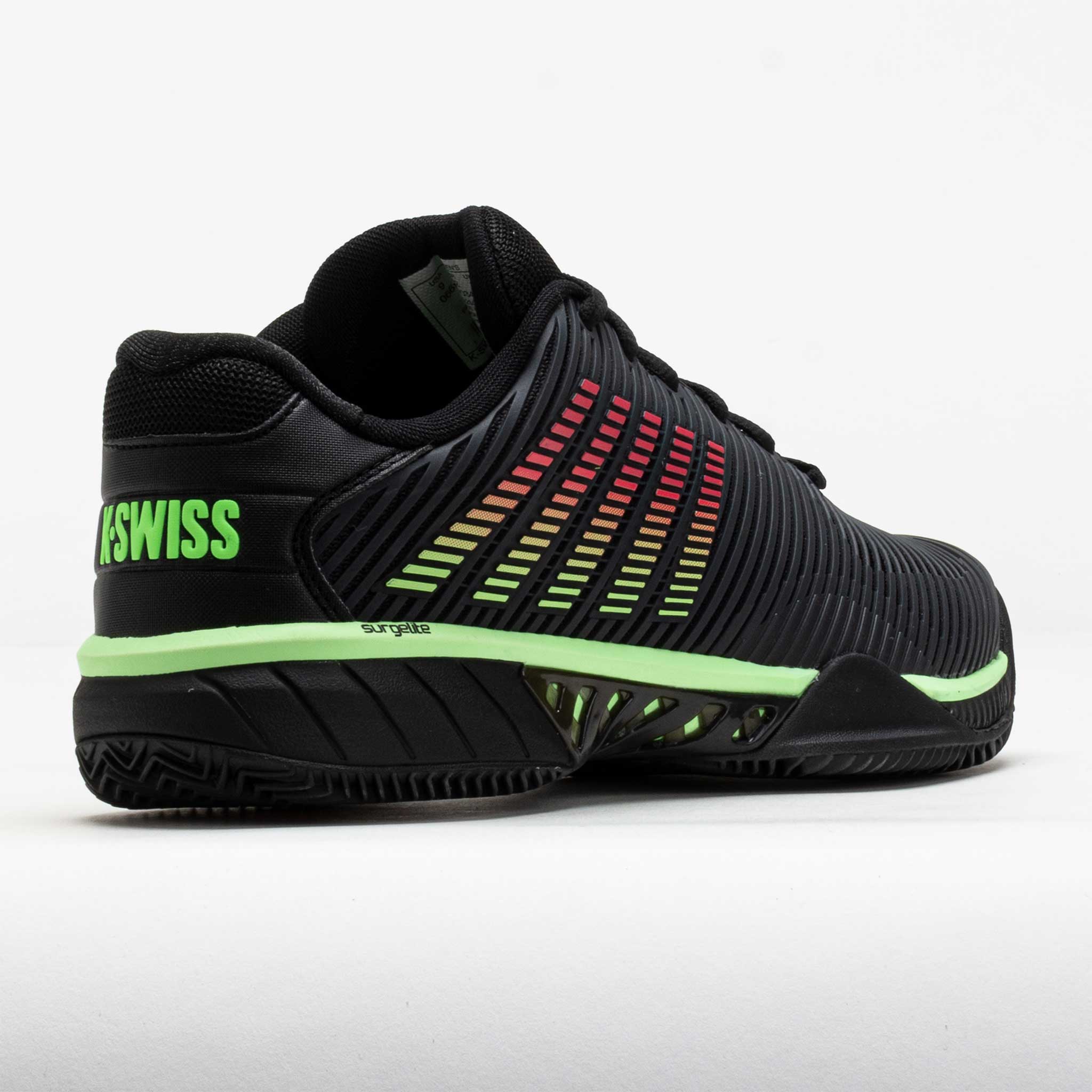 K-Swiss Hypercourt Express 2 Clay Men's Black/Neon Green/Neon Lava
