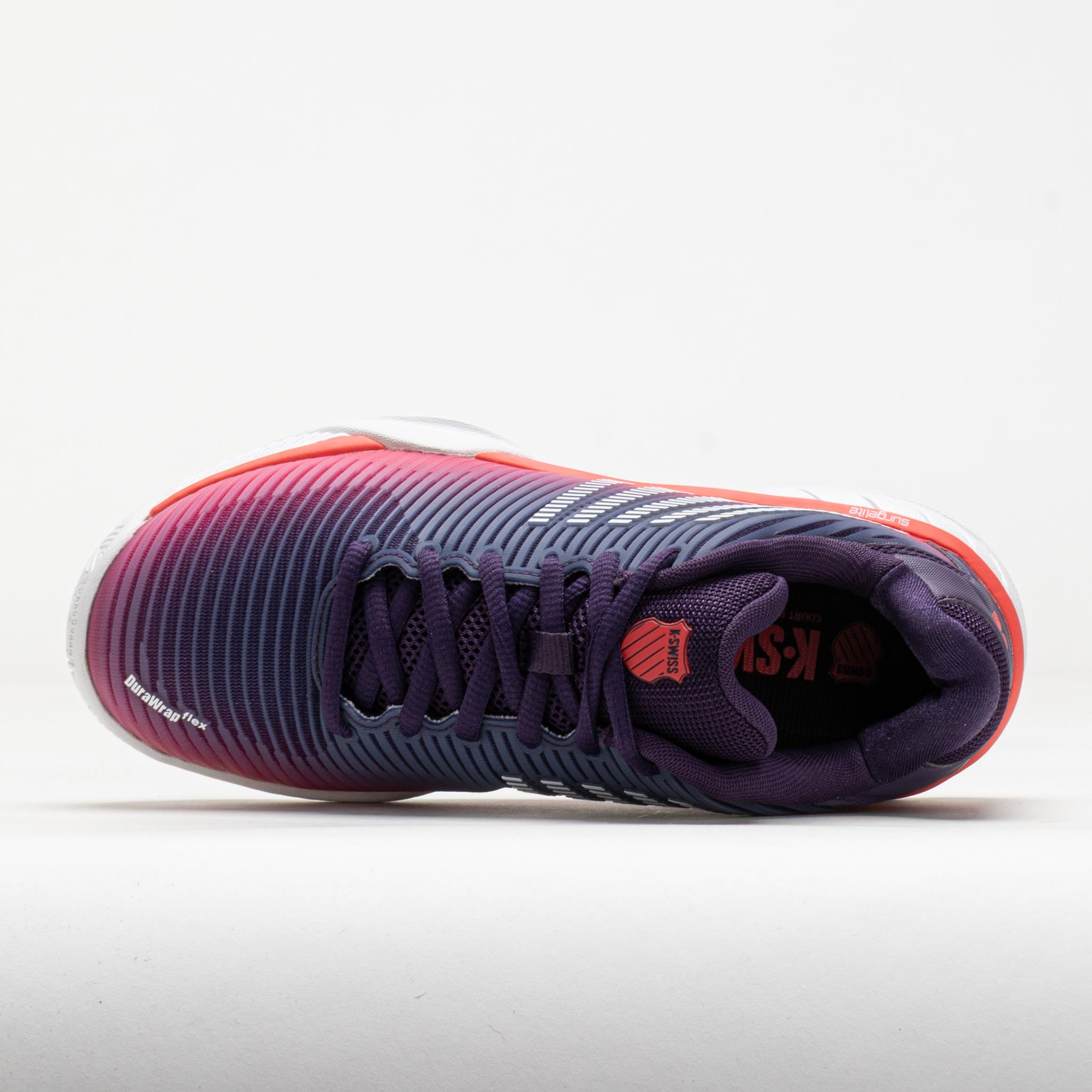 K-Swiss Hypercourt Express 2 Women's Purple Plumeria/White/Hot Coral
