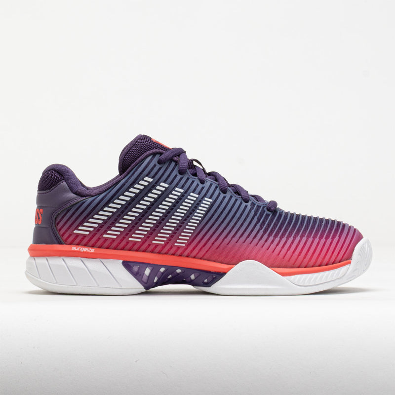 K-Swiss Hypercourt Express 2 Women's Purple Plumeria/White/Hot Coral