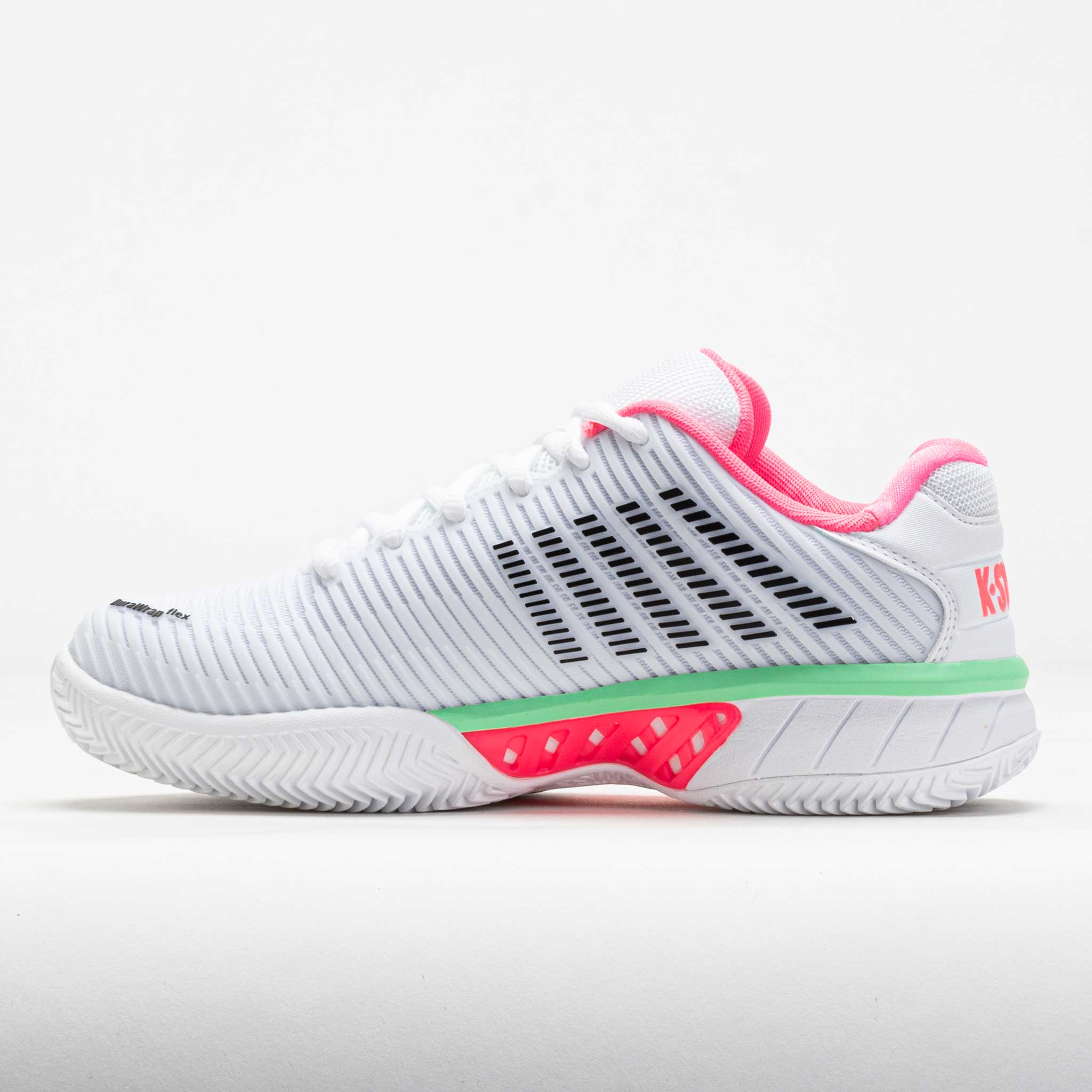 K-Swiss Hypercourt Express 2 Clay Women's White/Neon Pastel Pink/Black