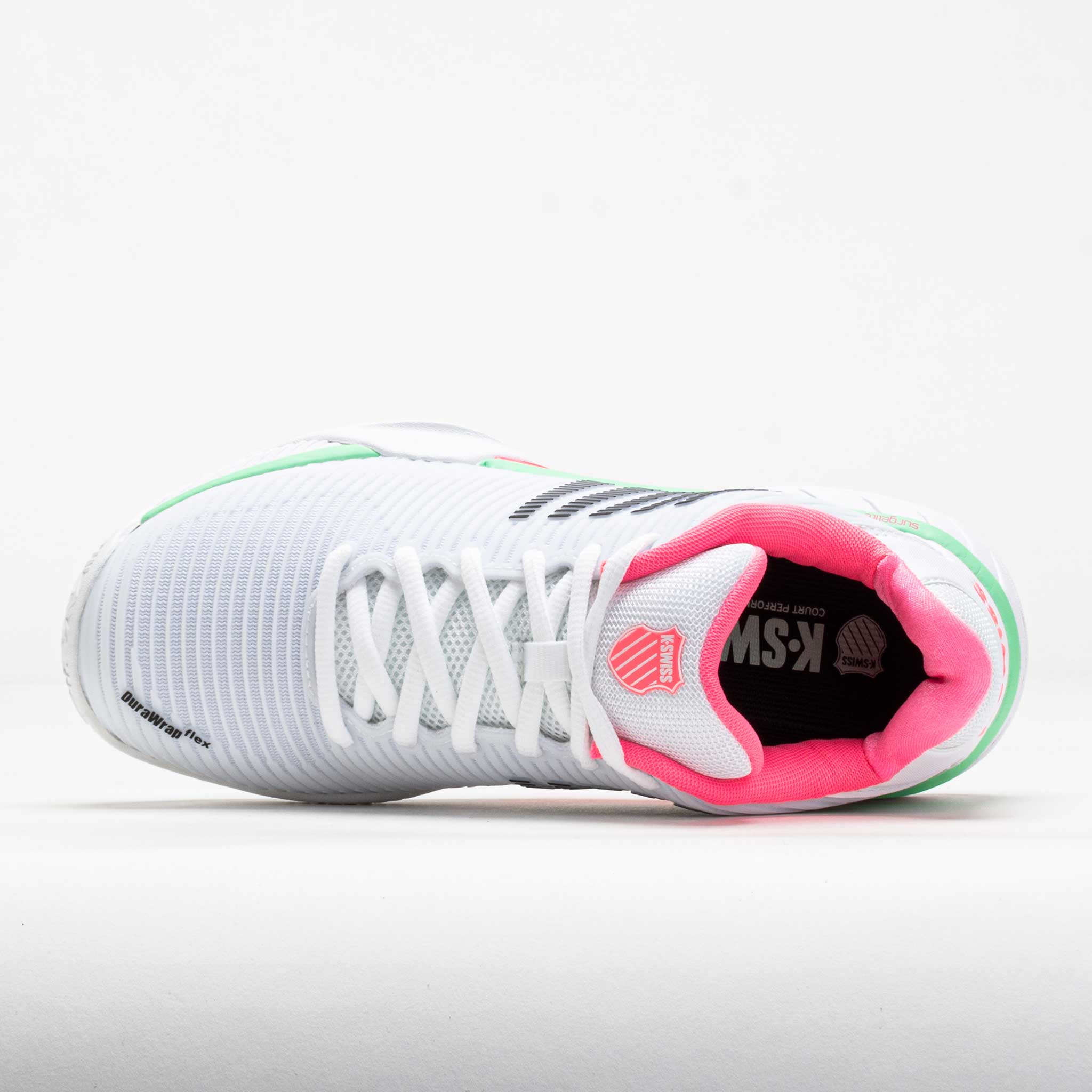 K-Swiss Hypercourt Express 2 Clay Women's White/Neon Pastel Pink/Black