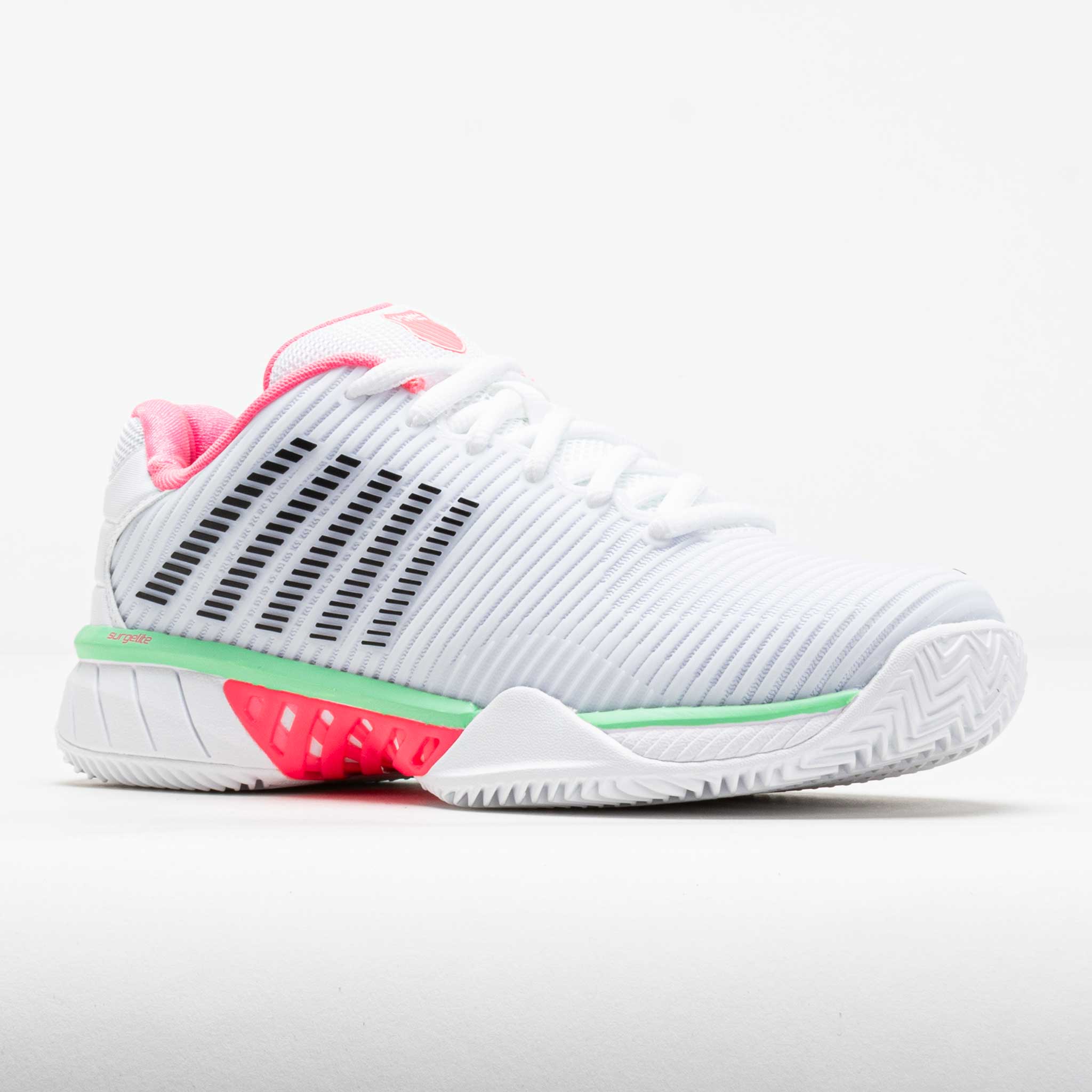 K-Swiss Hypercourt Express 2 Clay Women's White/Neon Pastel Pink/Black