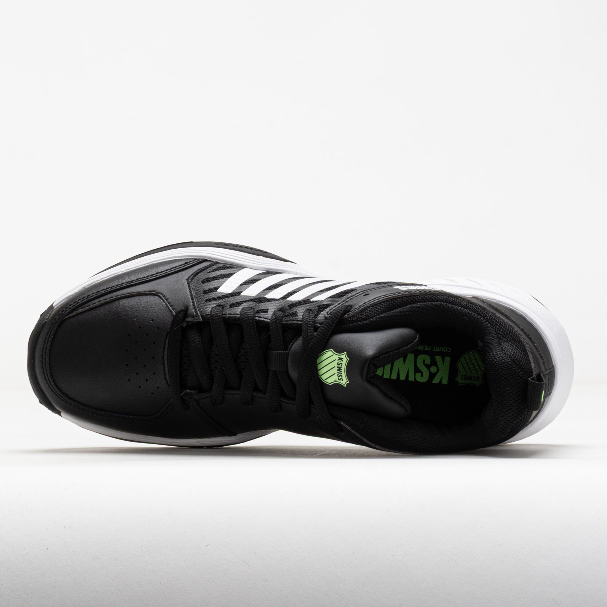 K-Swiss Court Express 2 Men's Black/White/Soft Neon Green