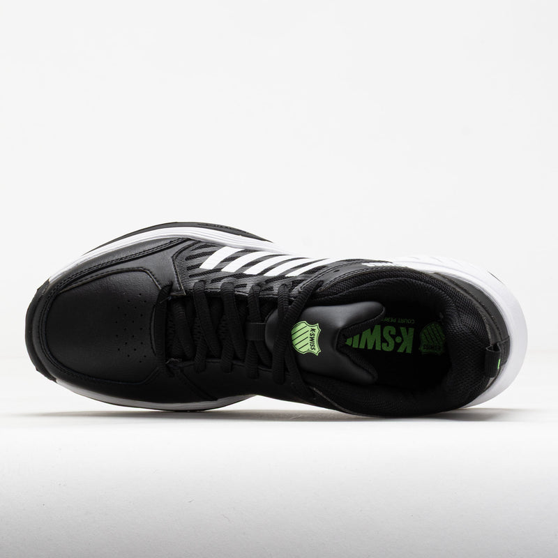 K-Swiss Court Express 2 Men's Black/White/Soft Neon Green