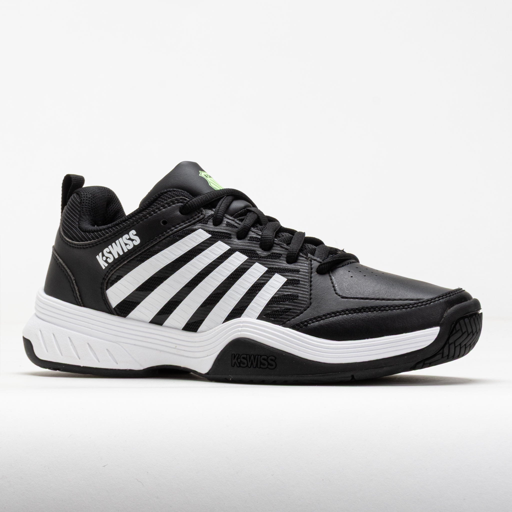 K-Swiss Court Express 2 Men's Black/White/Soft Neon Green