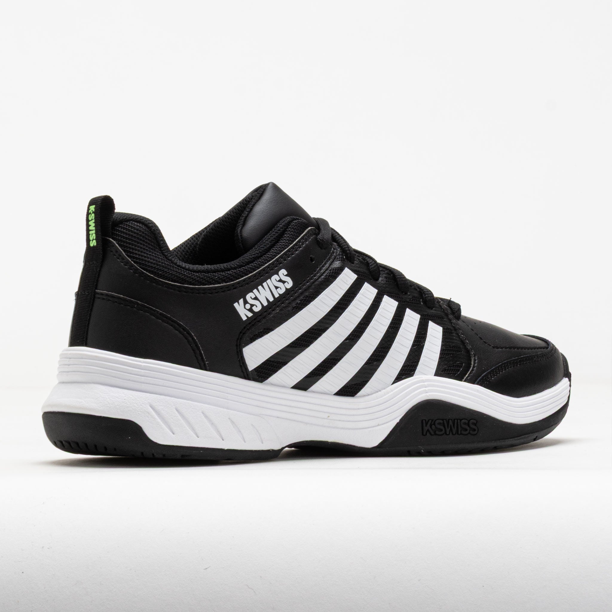 K-Swiss Court Express 2 Men's Black/White/Soft Neon Green