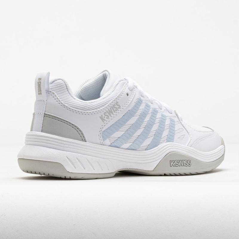 K-Swiss Court Express 2 Women's White/Ballad Blue/Dawn Blue