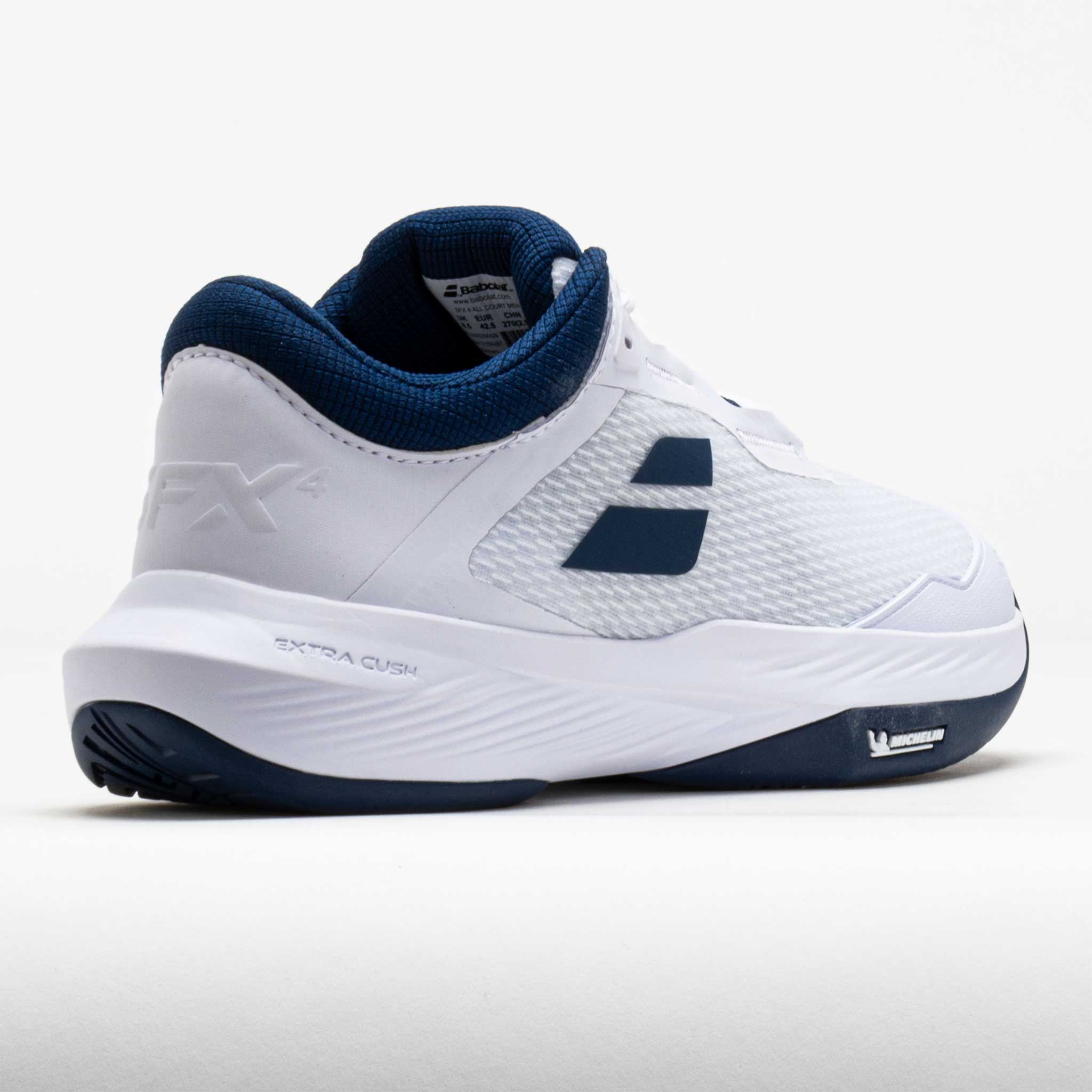 Babolat SFX 4 Men's White/Estate Blue â Holabird Sports