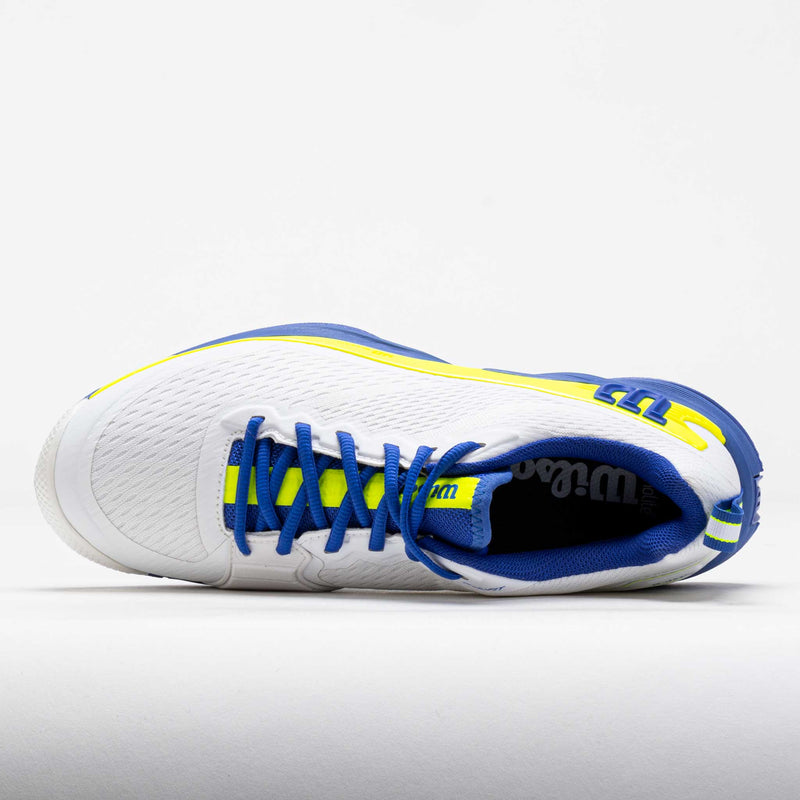 Wilson Rush Pro 4.5 Men's White/Amparo Blue/Safety Yellow