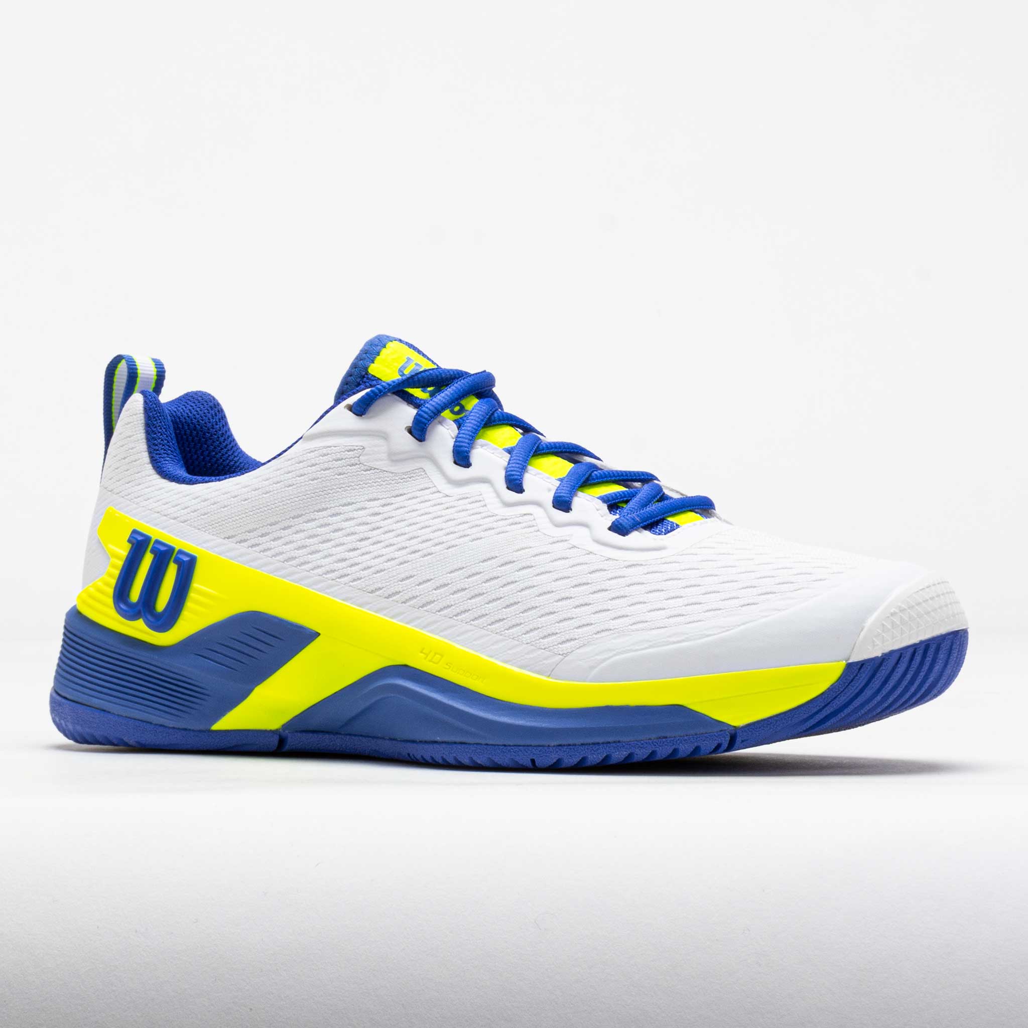 Wilson Rush Pro 4.5 Men's White/Amparo Blue/Safety Yellow