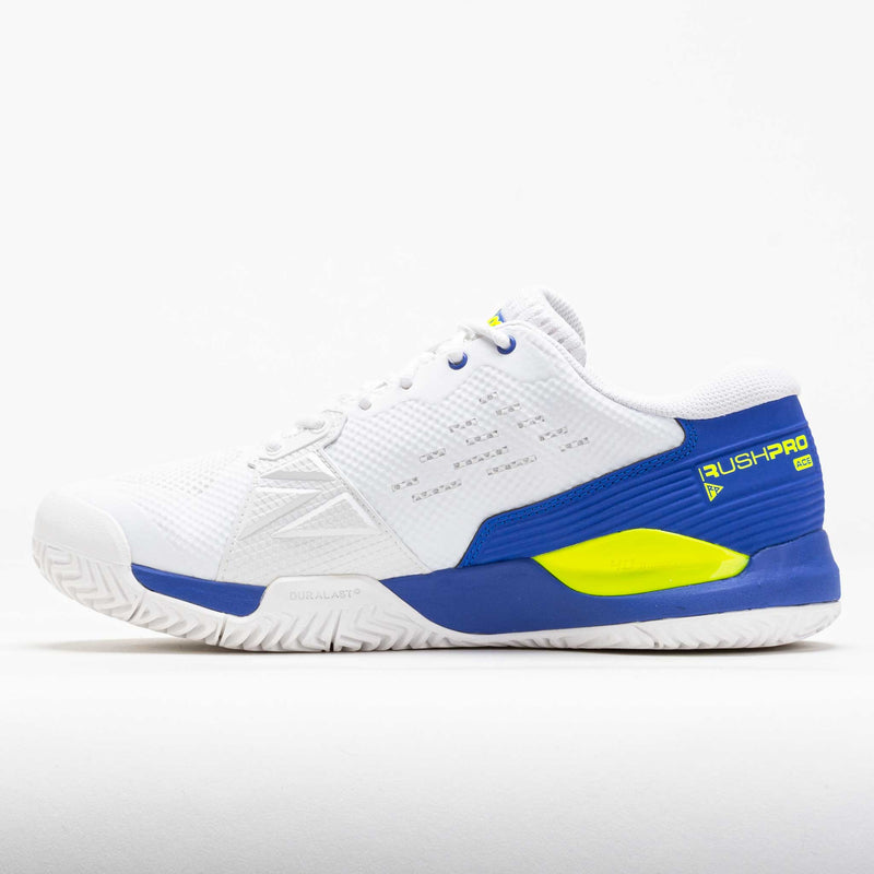 Wilson Rush Pro Ace Men's White/Amparo Blue/Safety Yellow