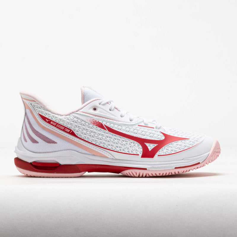 Mizuno Wave Exceed Tour 7 AC Women's White/Fiery Red – Holabird Sports