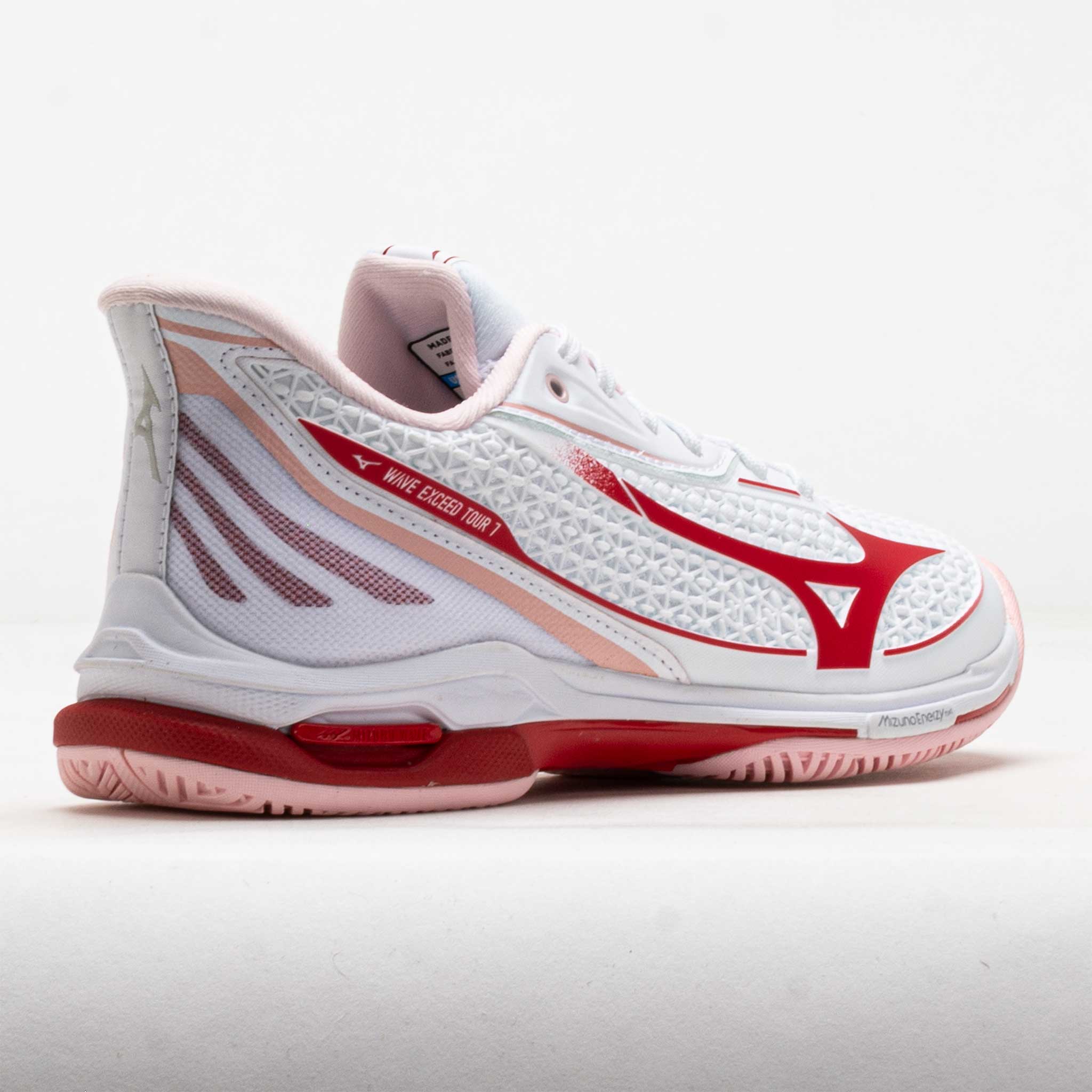 Mizuno Wave Exceed Tour 7 AC Women's White/Fiery Red – Holabird Sports