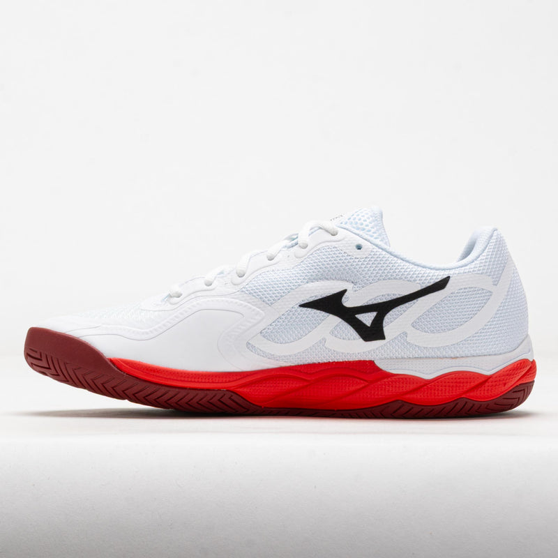 Mizuno Wave Enforce Court AC Men's White/Fiery Red – Holabird Sports