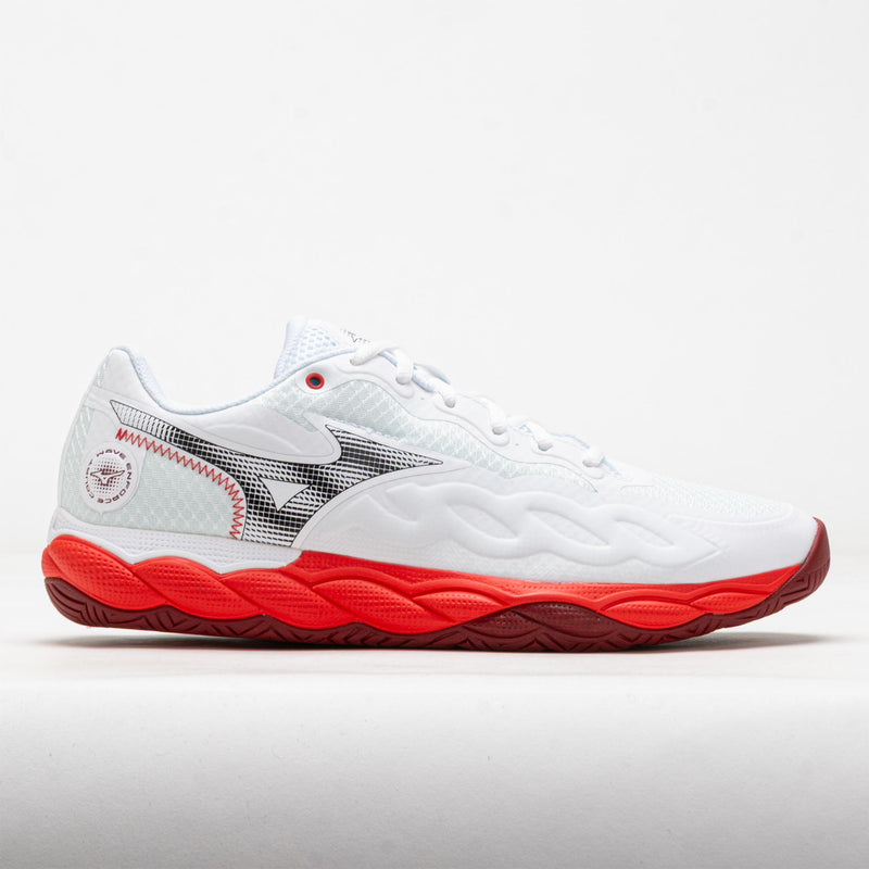 Mizuno Wave Enforce Court AC Men's White/Fiery Red – Holabird Sports
