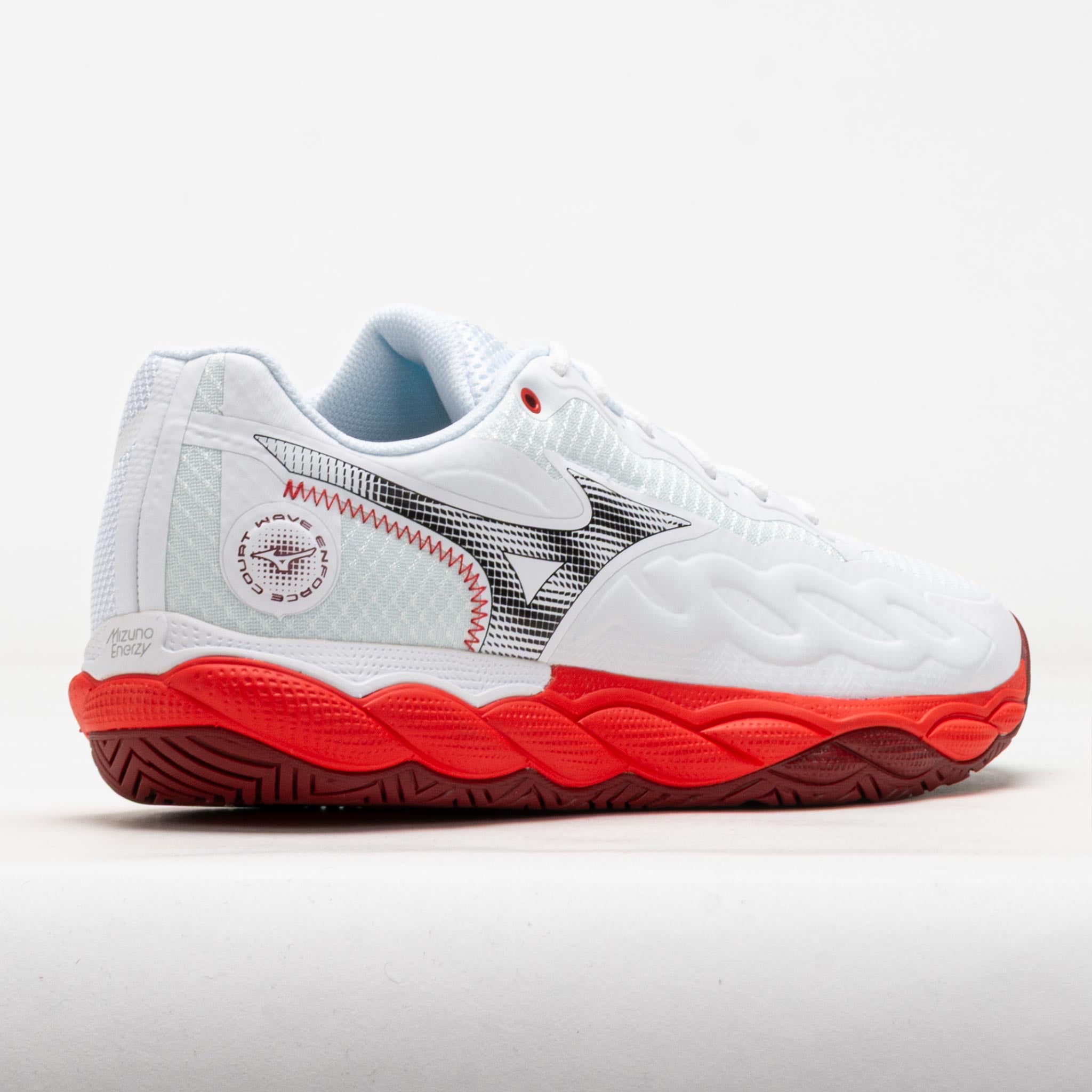 Mizuno Wave Enforce Court AC Men's White/Fiery Red – Holabird Sports