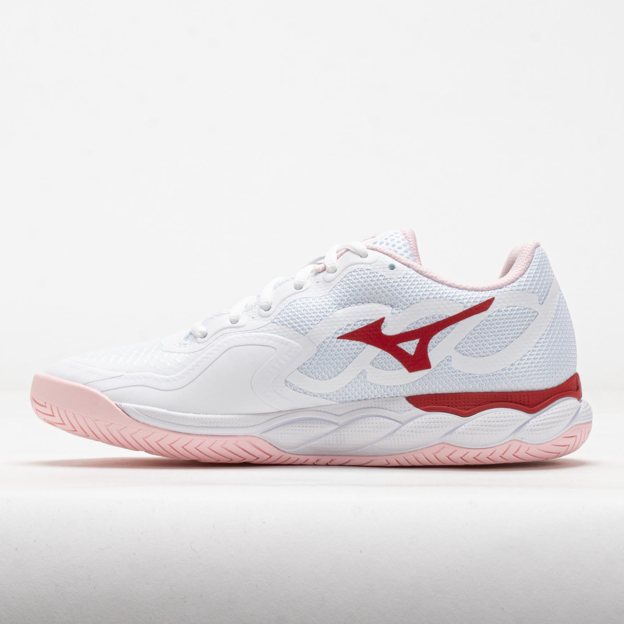Mizuno Wave Enforce Court AC Women's White/Pinkesque – Holabird Sports