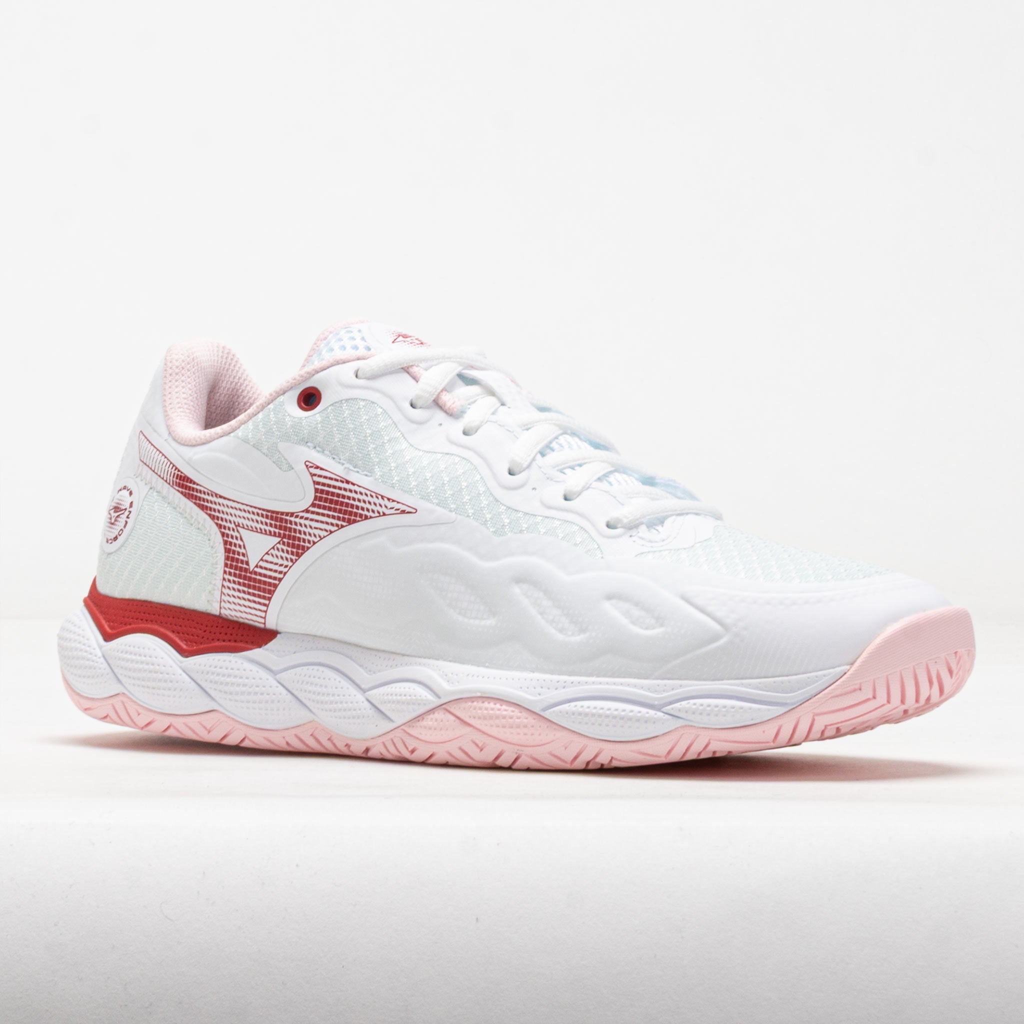 Mizuno Wave Enforce Court AC Women's White/Pinkesque – Holabird Sports