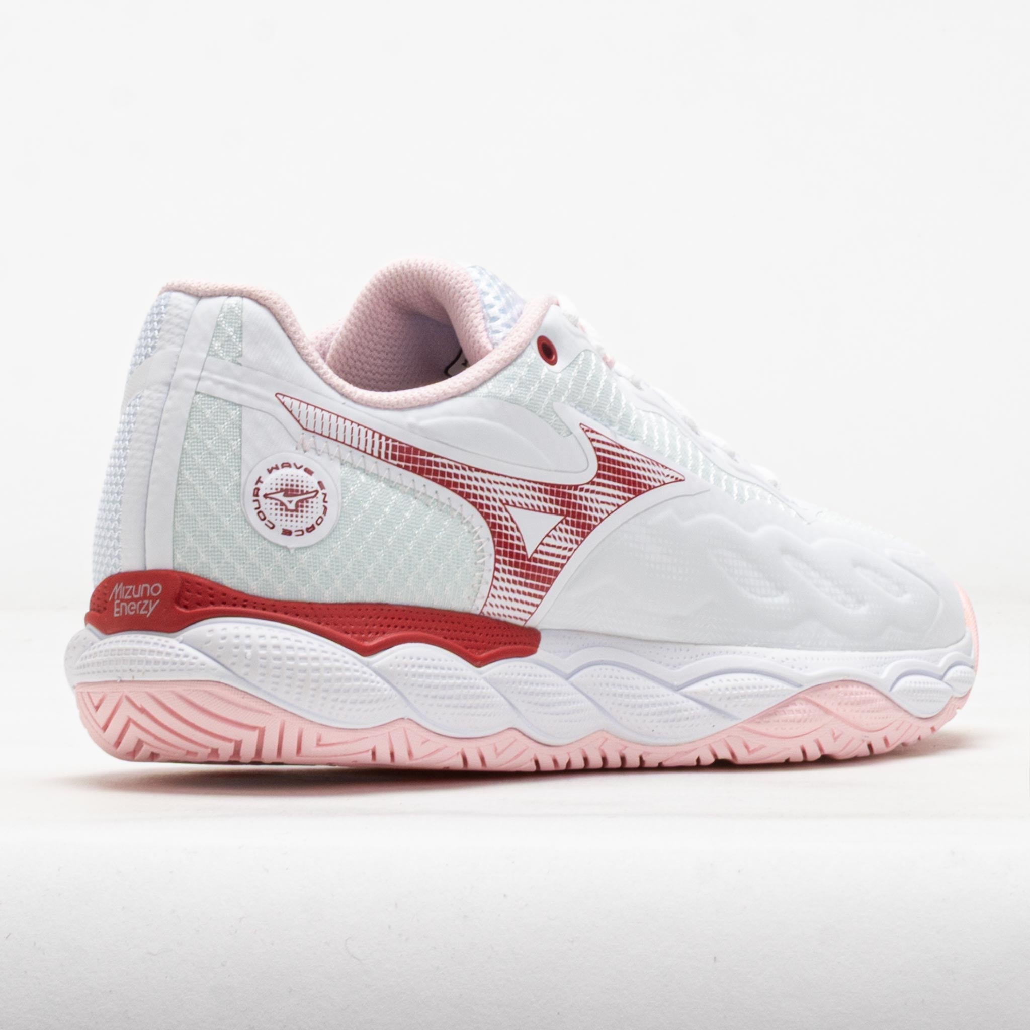 Mizuno Wave Enforce Court AC Women's White/Pinkesque – Holabird Sports