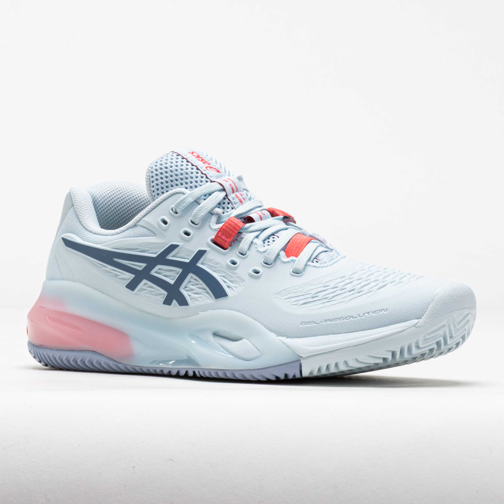 ASICS GEL-Resolution X Clay Women's Sky/Grey Blue – Holabird Sports