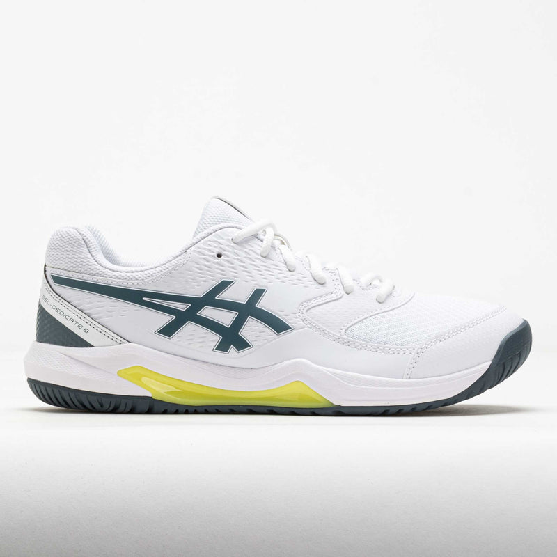 ASICS GEL-Dedicate 8 Men's White/Ironclad – Holabird Sports