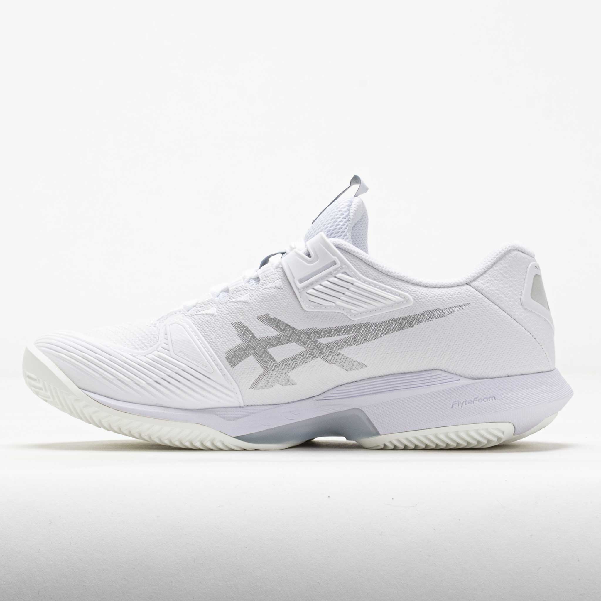 ASICS Solution Speed FF 4 Clay Women's White/Pure Silver