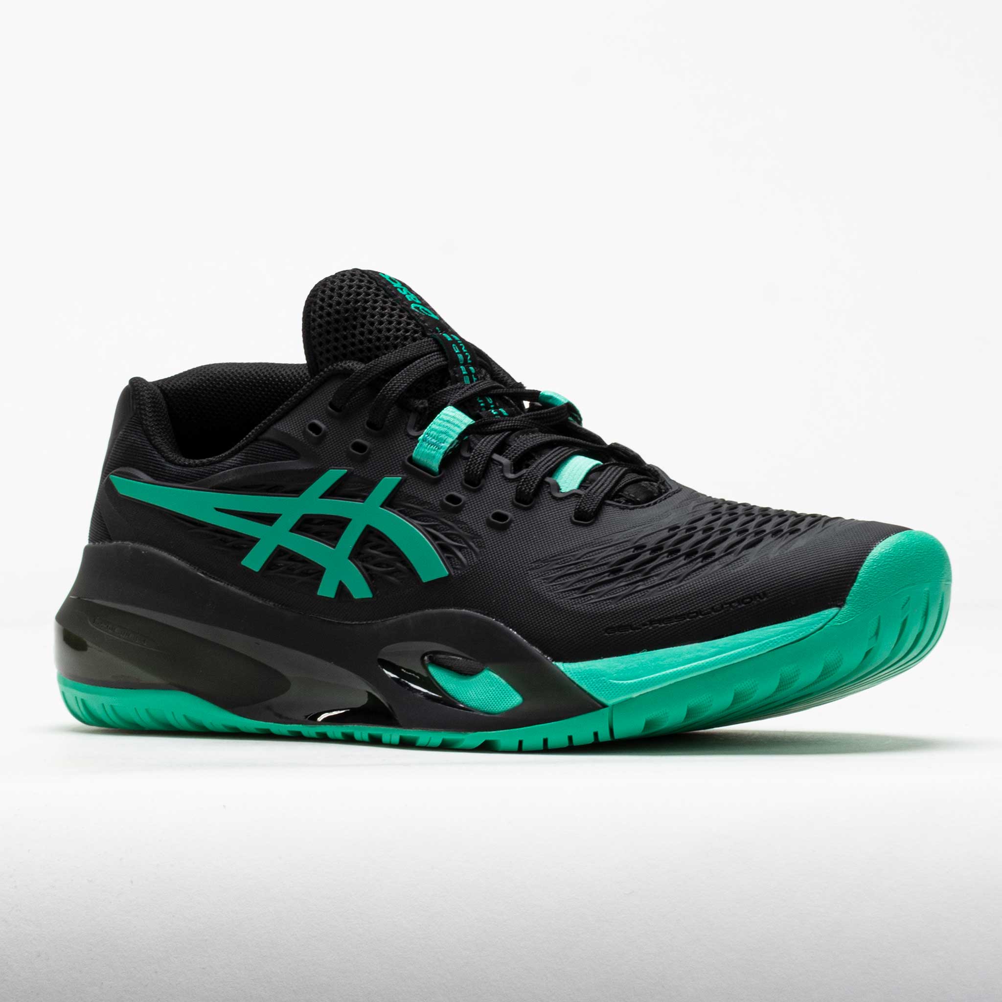 ASICS GEL-Resolution X Men's Black/Aurora Green – Holabird Sports