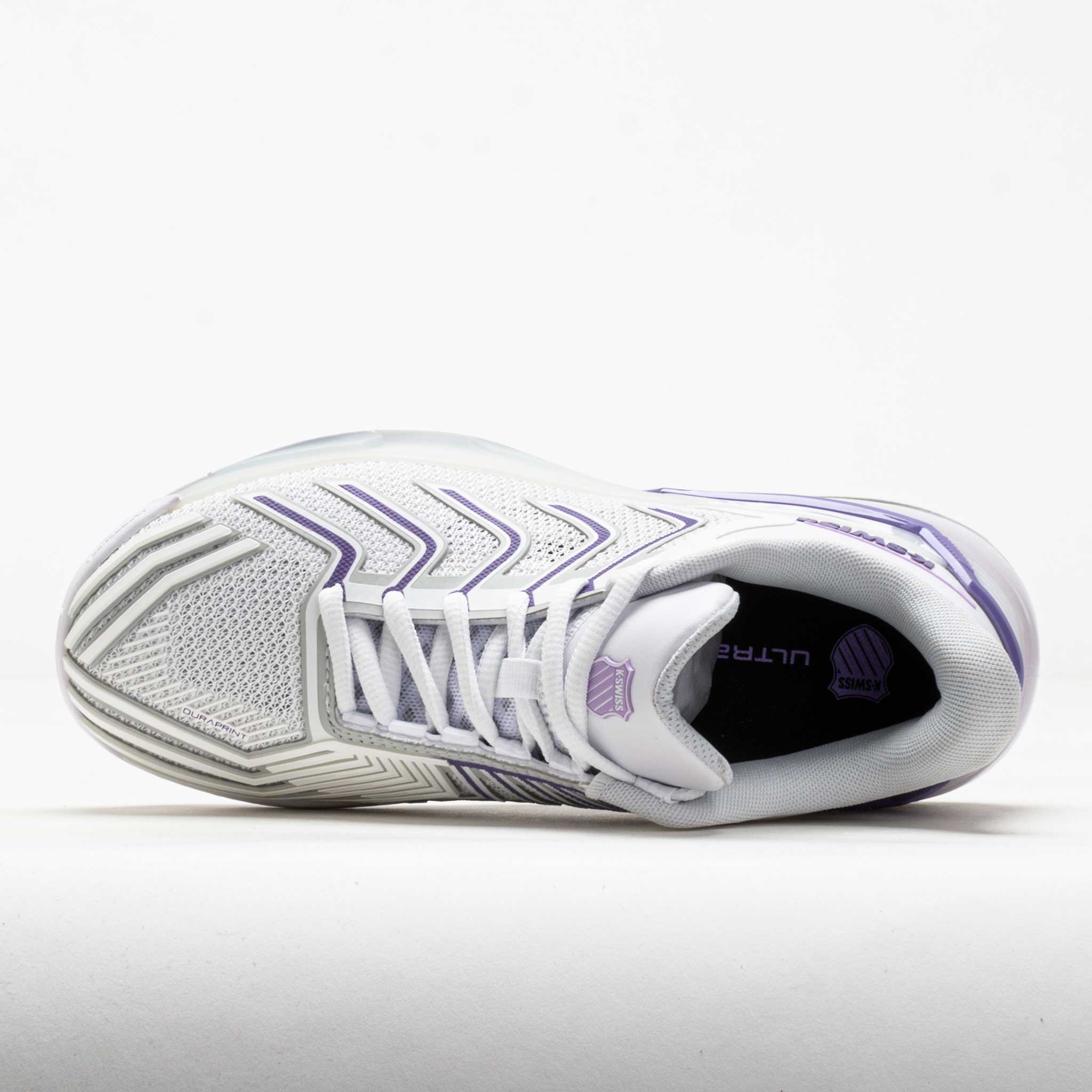 K-Swiss Ultrashot 4 Women's White/Lunar Rock/Purple Haze