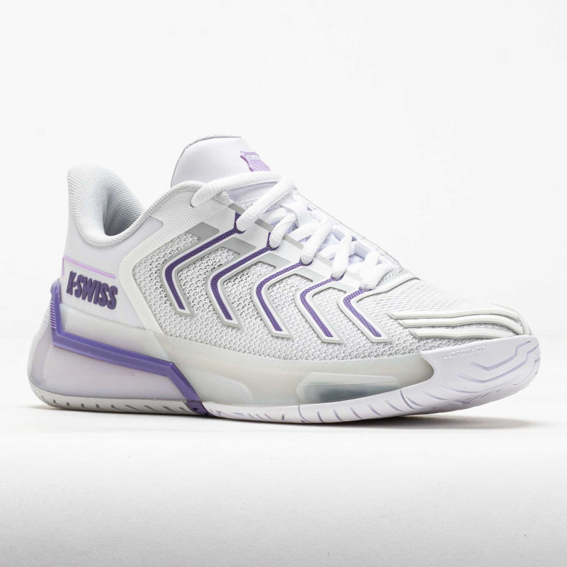 K-Swiss Ultrashot 4 Women's White/Lunar Rock/Purple Haze