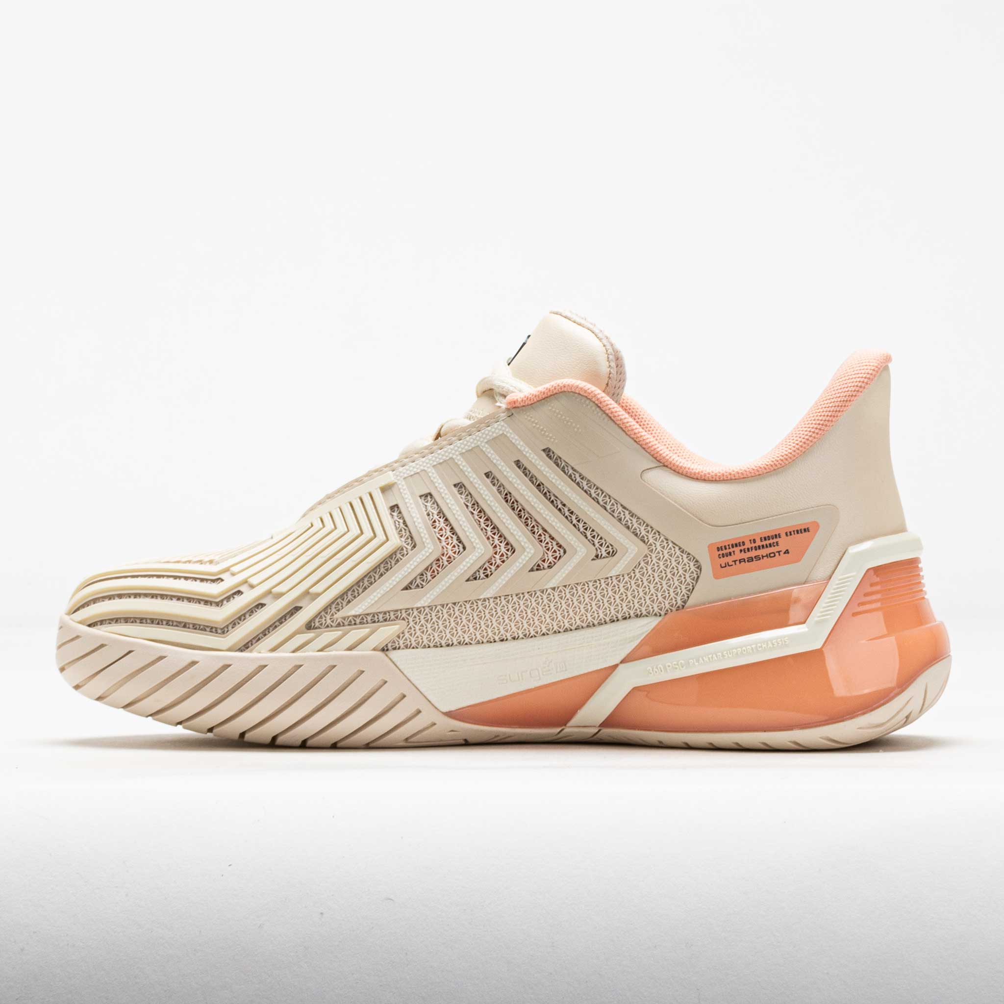 K-Swiss Ultrashot 4 Women's Whitecap Grey/Peach Parfait/Egret