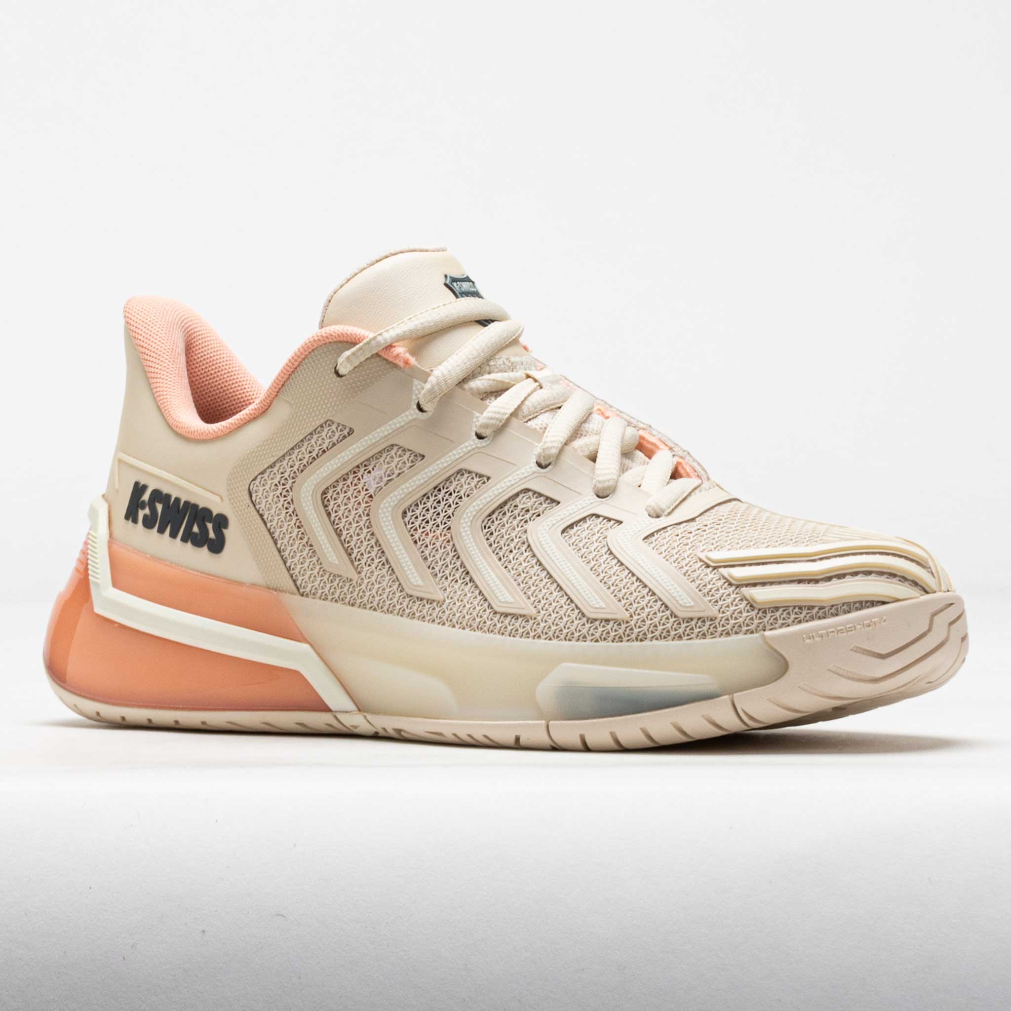 K-Swiss Ultrashot 4 Women's Whitecap Grey/Peach Parfait/Egret